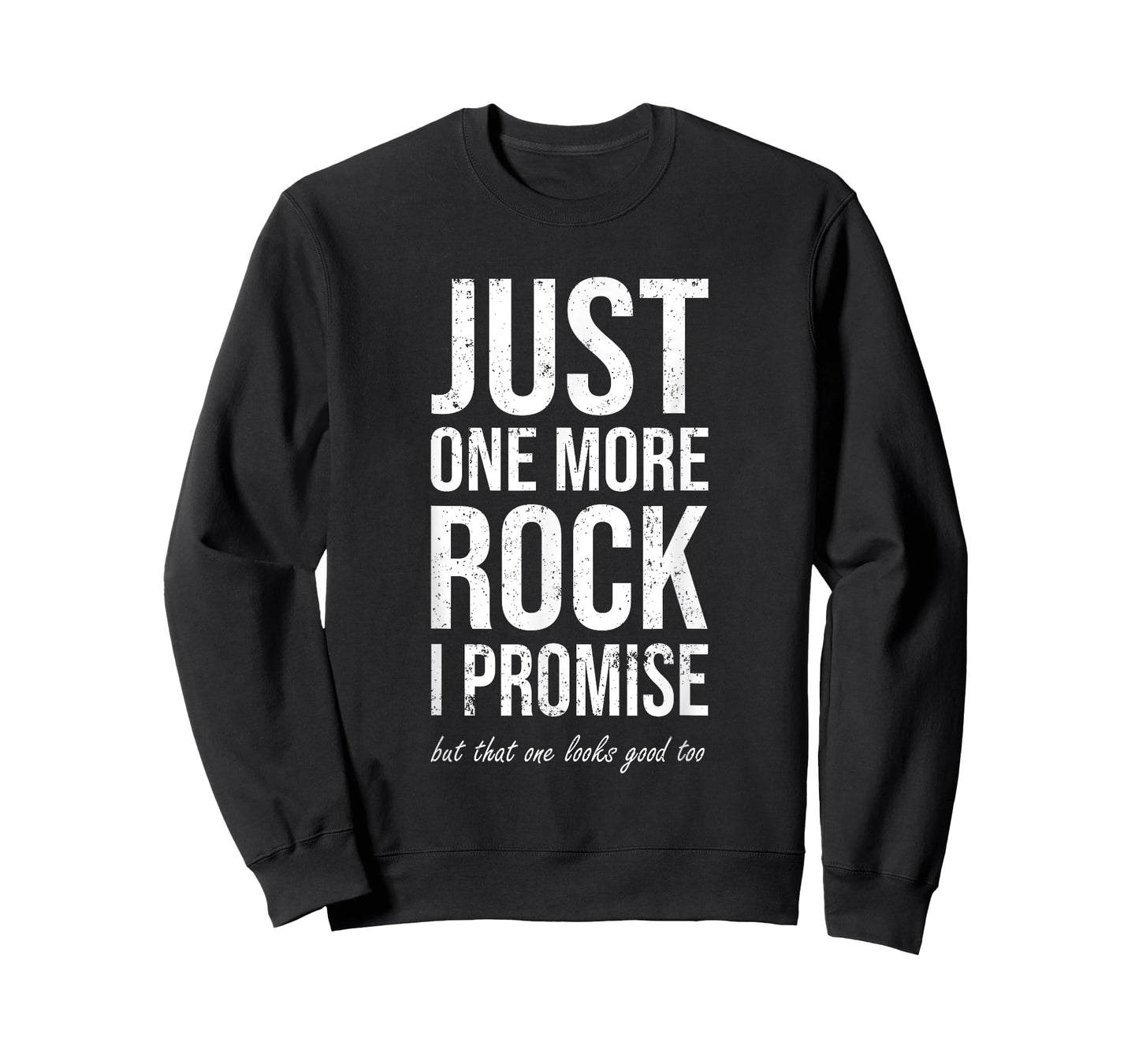 Rockhounds Gear Gift Just one More Rock Funny rockhounding T-Shirt Small