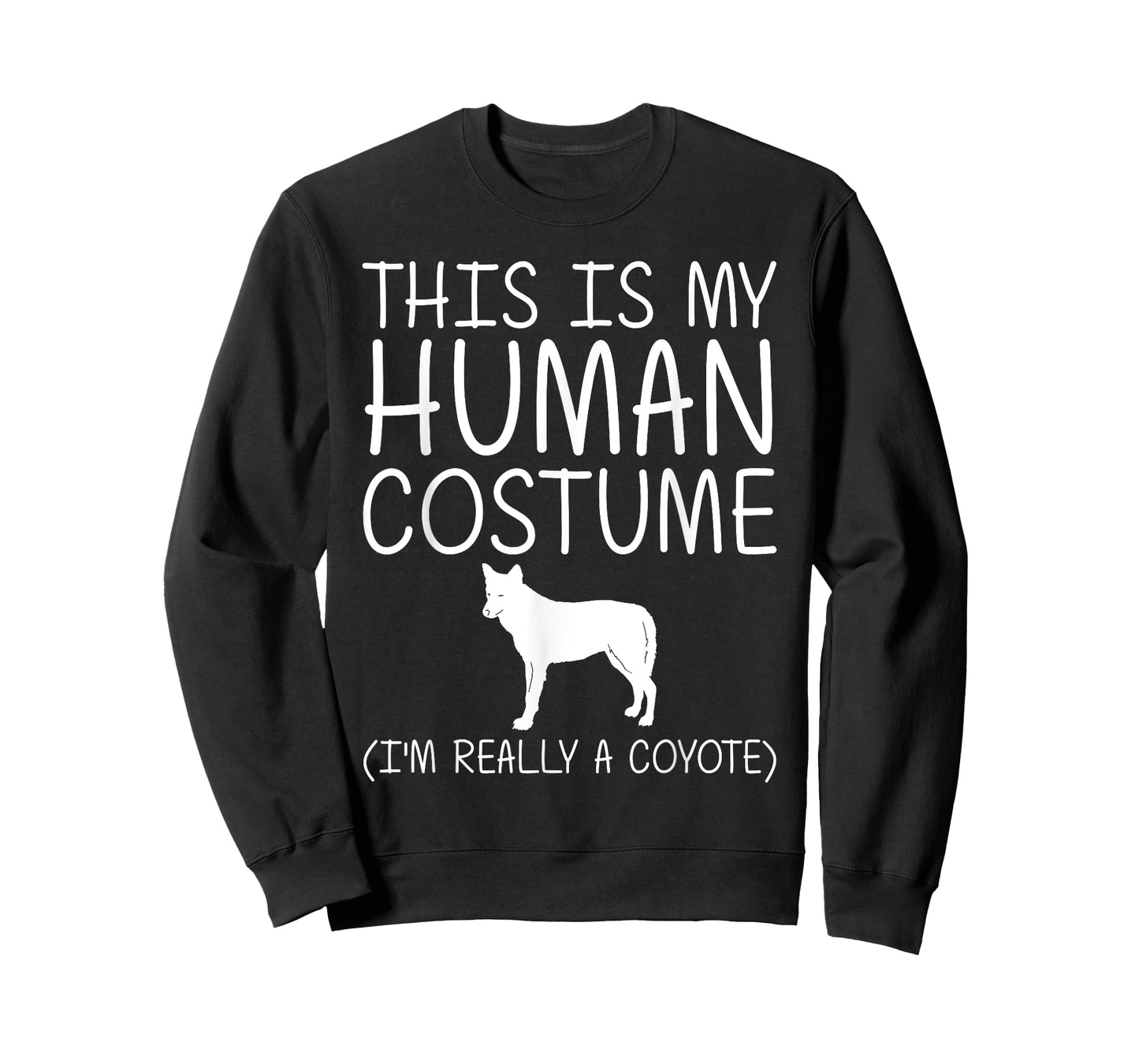 Coyote Easy Halloween Human Costume Wolf Pup Canine DIY Gift T-Shirt