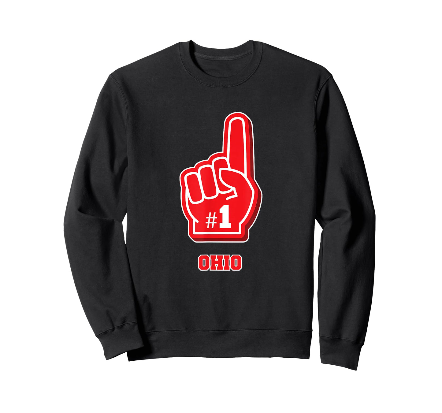 Ohio Foam Finger / Number One Ohio Fan T-Shirt