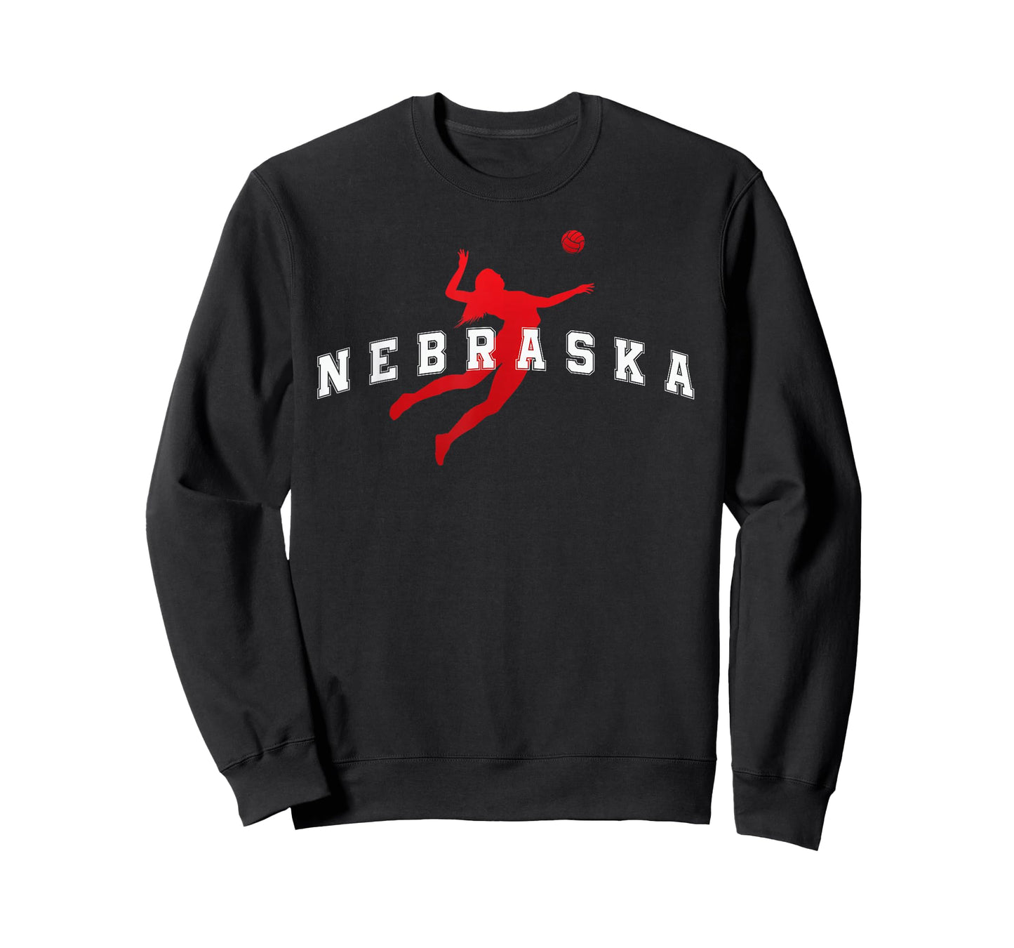 Nebraska Volleyball Red Team Player T-Shirt