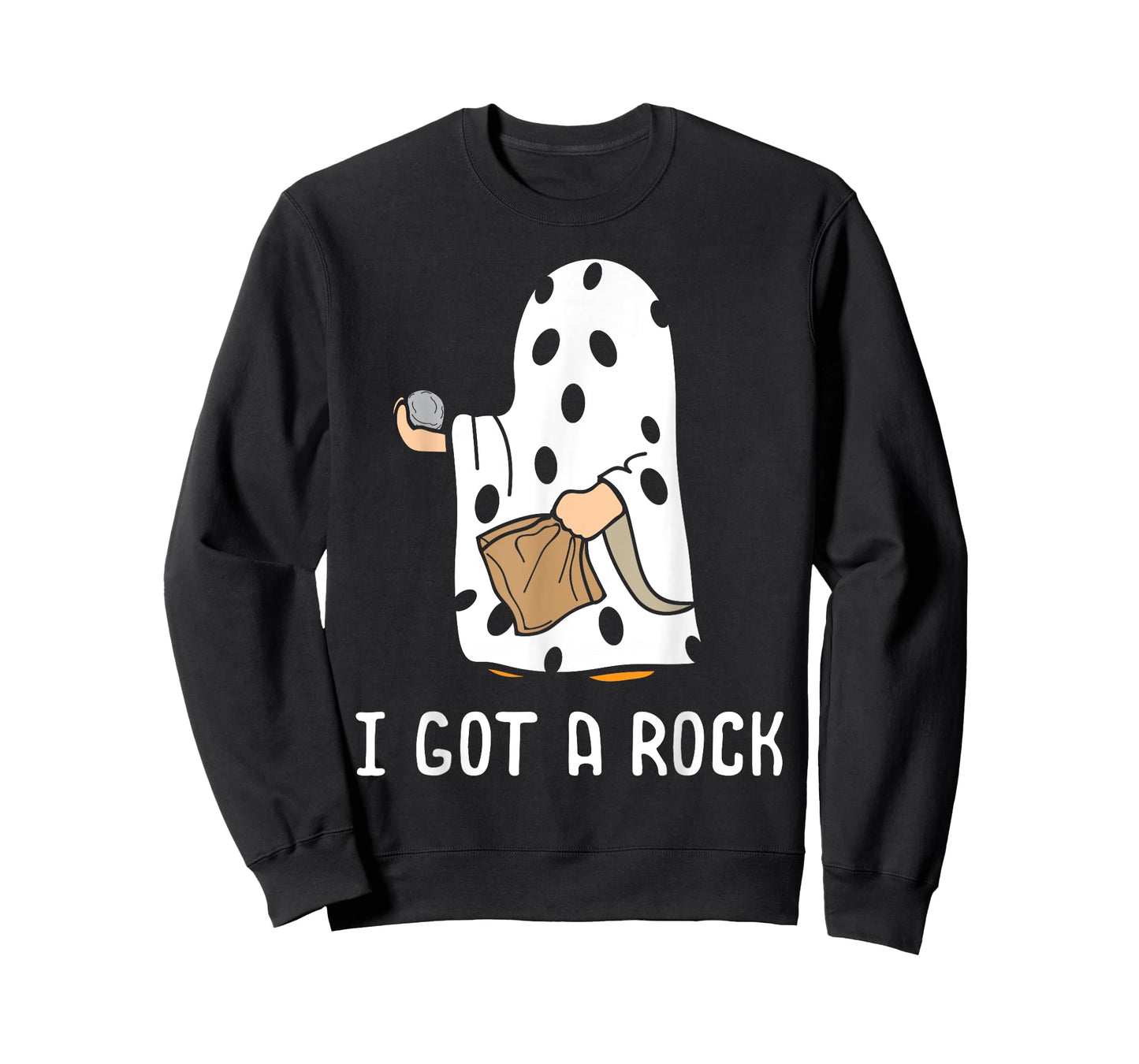 I Got A Rock Funny Halloween Trick Or Treating Ghost T-Shirt