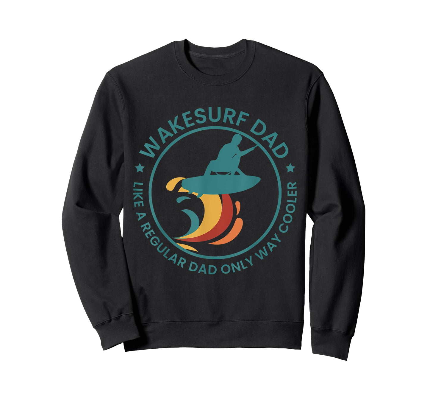 Wakesurf Dad Wakeboard Wakeboarding Wakeboarder Surfing T-Shirt