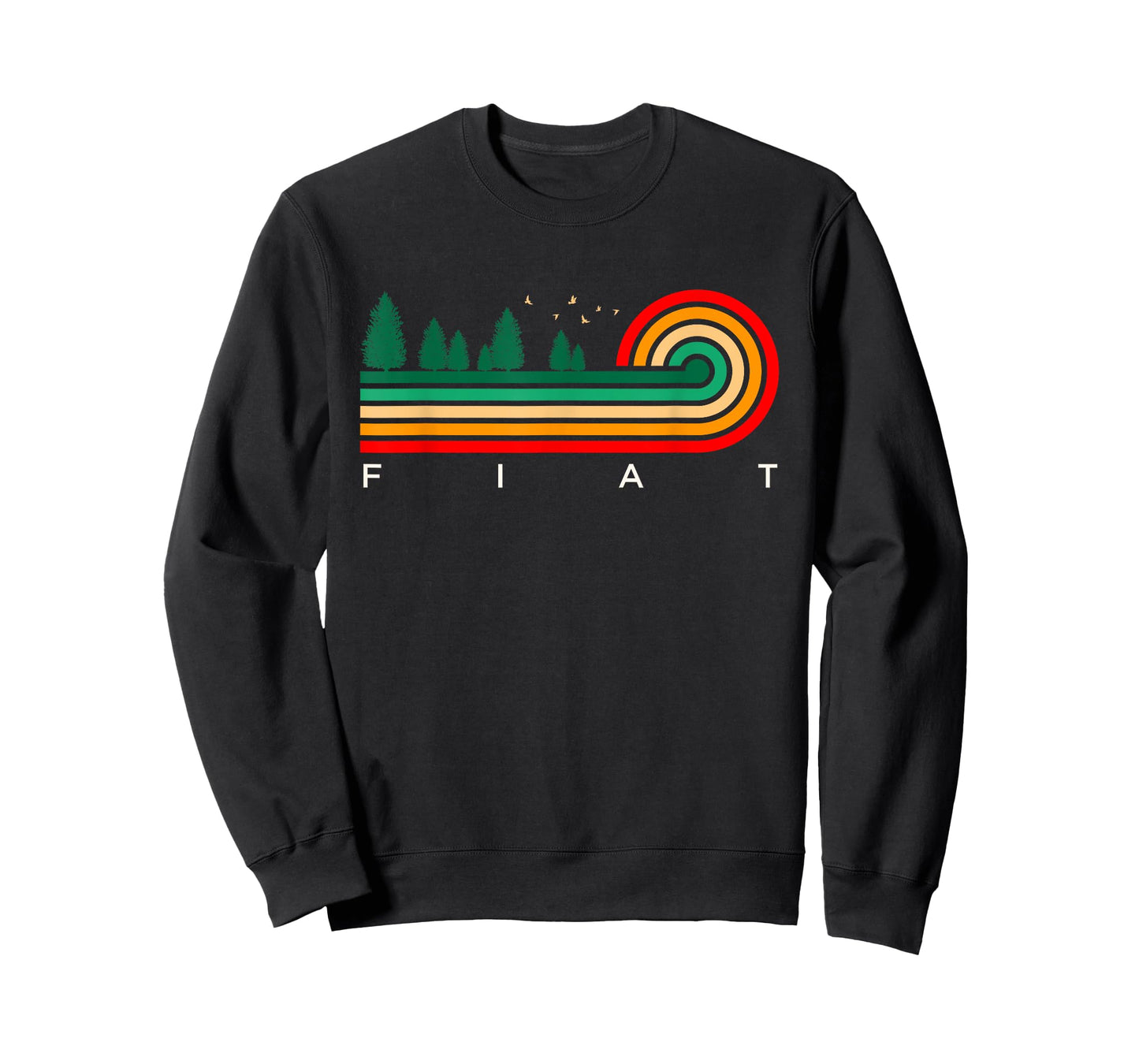 Evergreen Vintage Stripes Fiat, Kansas T-Shirt