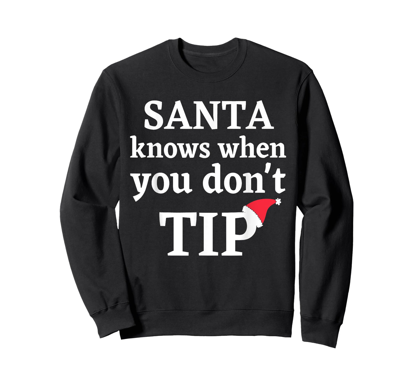 Funny Bartender Waitress Christmas Holiday Santa Gift 2024 T-Shirt