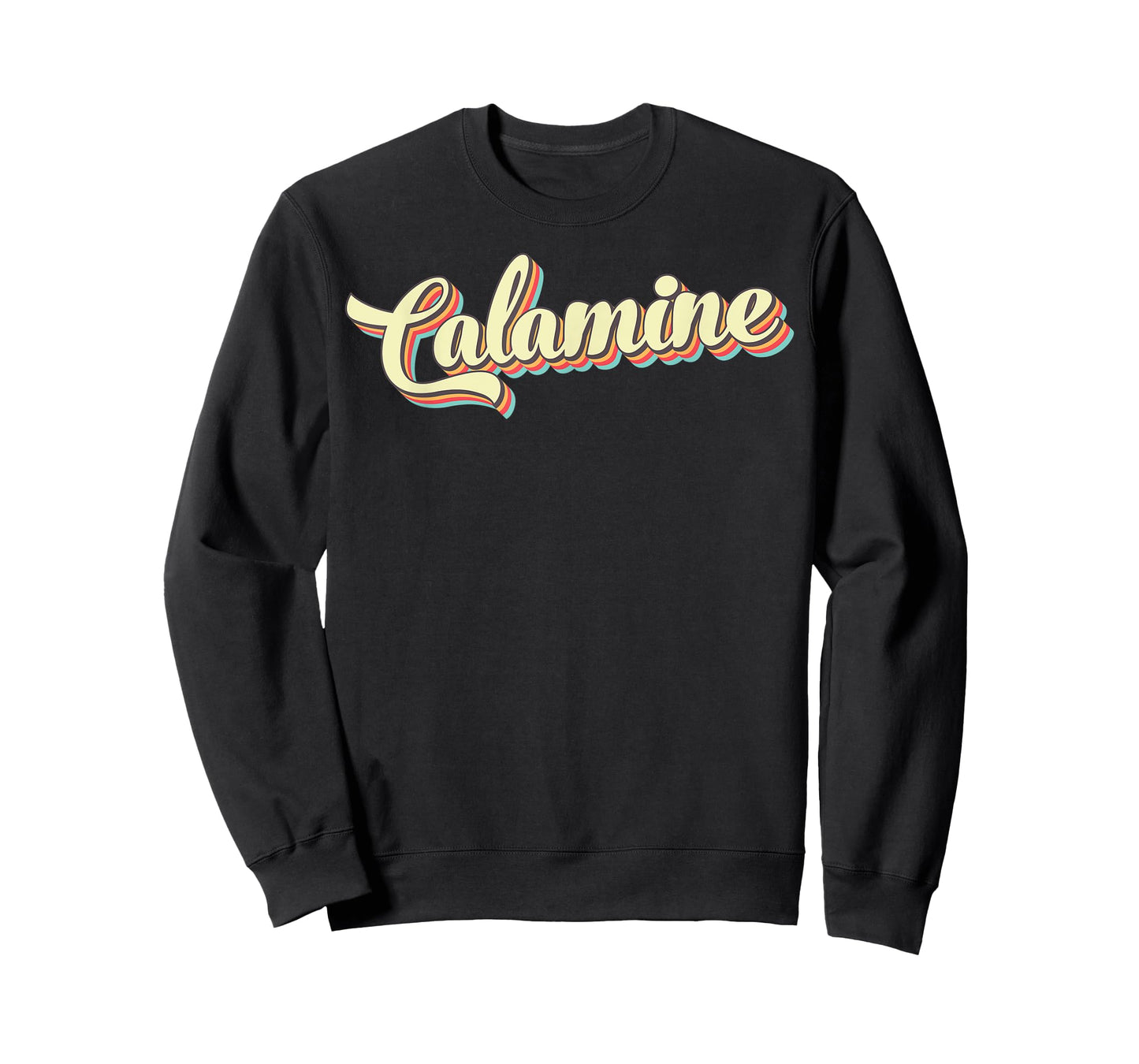 Calamine TShirt Retro Art Baseball Font Vintage T-Shirt
