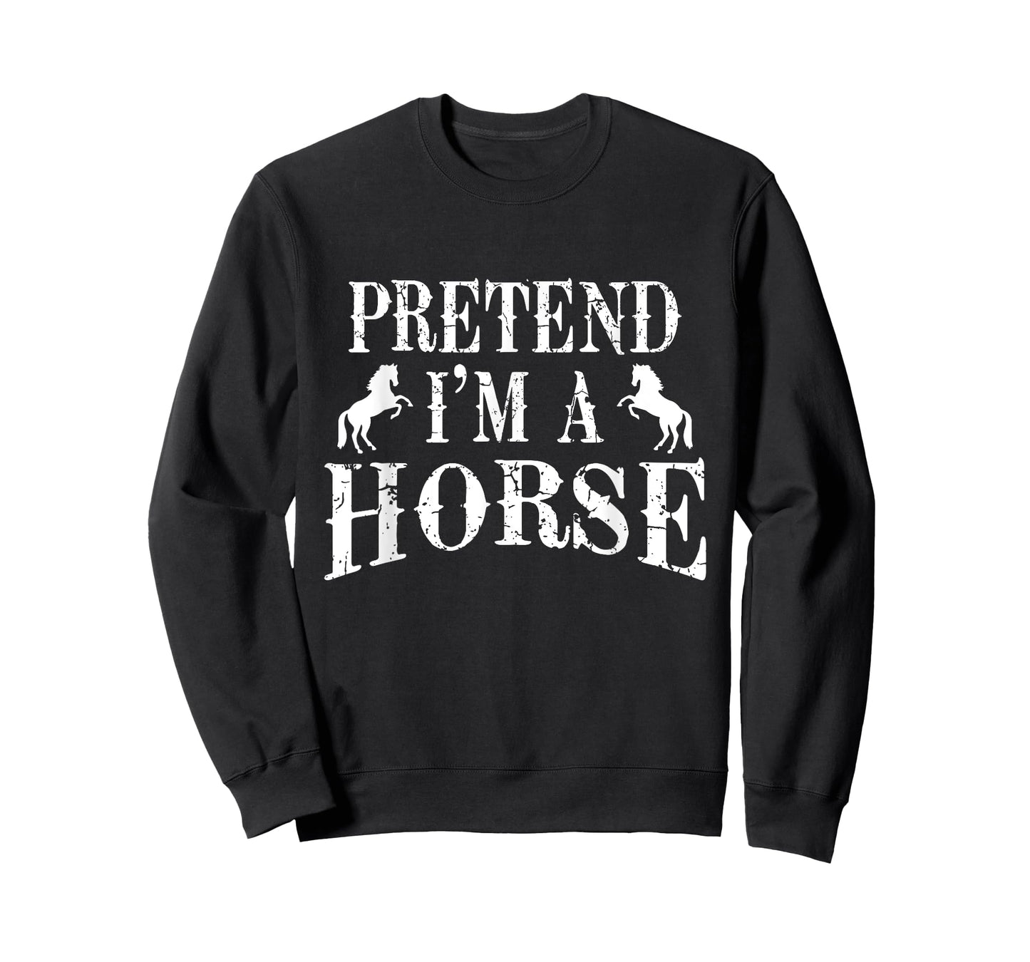 Pretend I'm A Horse Costume Party Funny Halloween T-Shirt