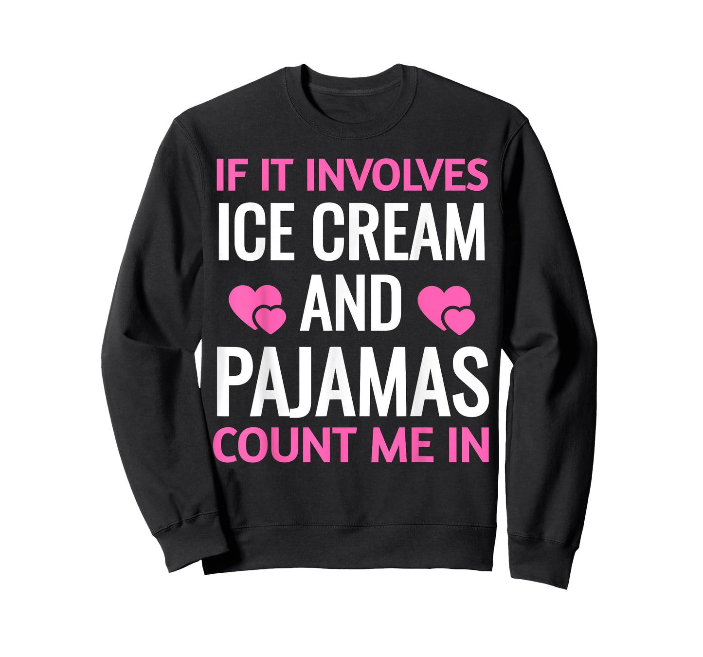 Ice Cream And Pajamas Sleepover Party Lover Funny Shirt Men Women Kids T-Shirt