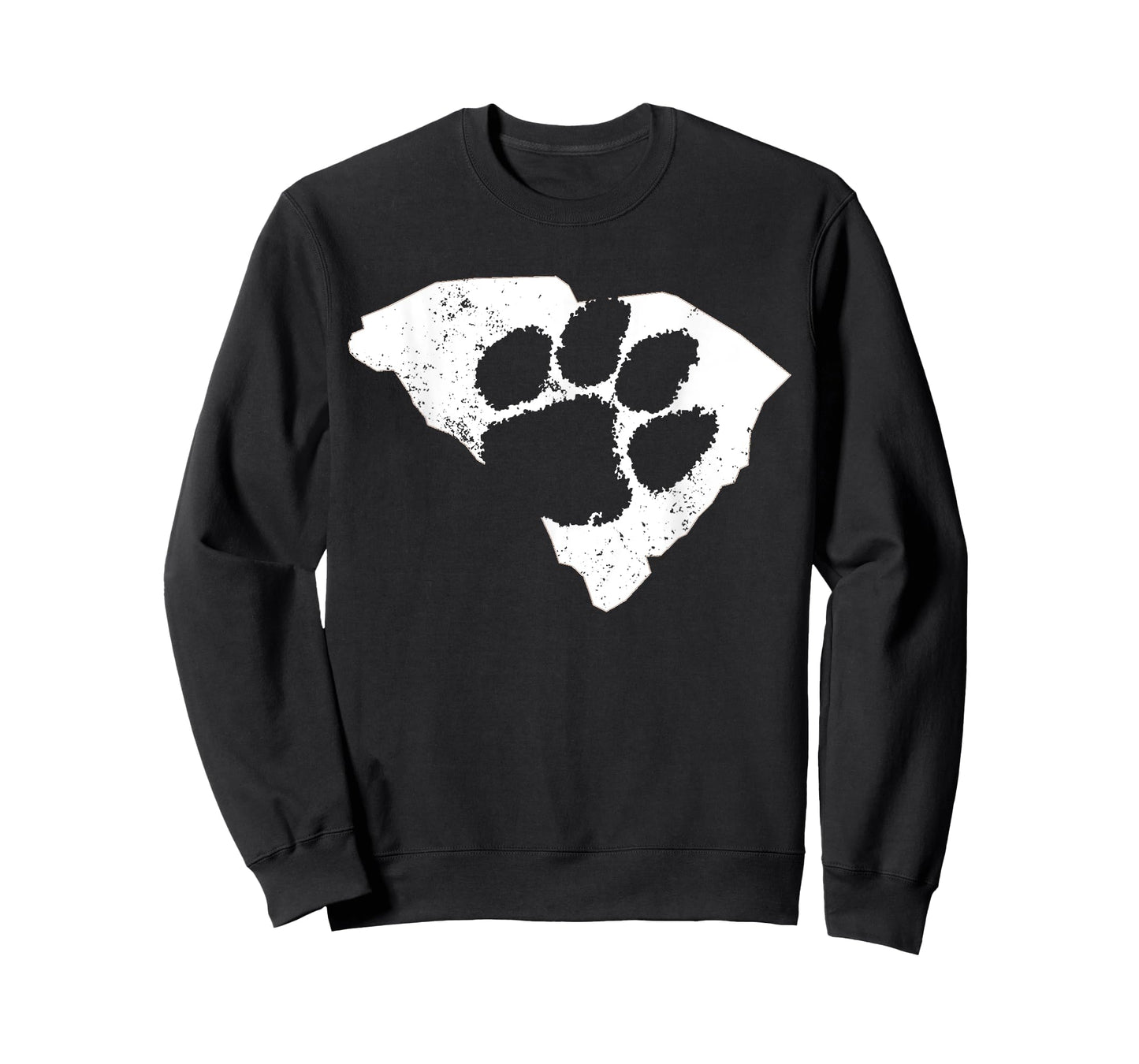 SOUTH CAROLINA SC T-SHIRT WITH PAW PRINT DISTRESSED T-Shirt