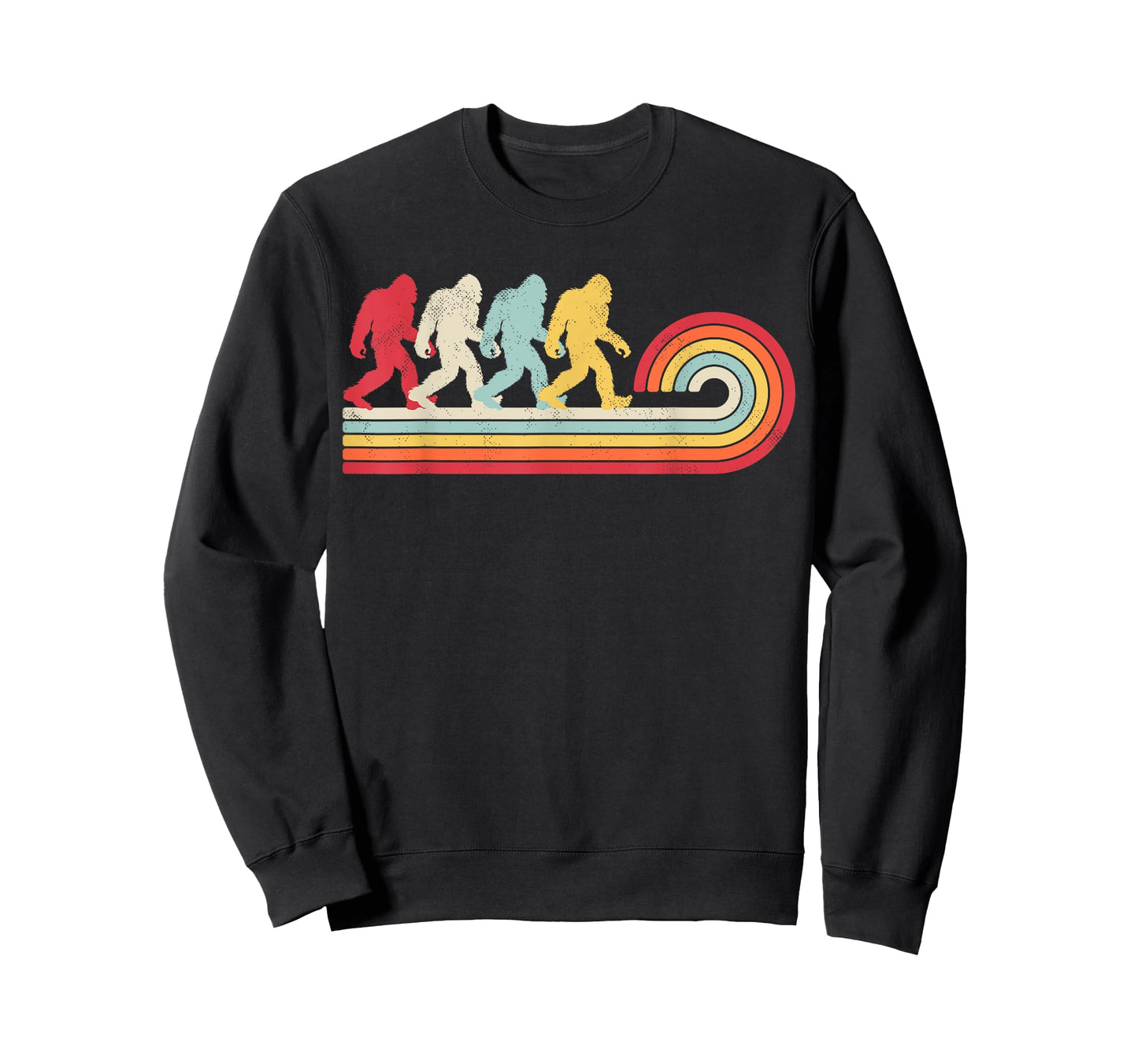 Bigfoot Retro Vintage 70s 80s Sasquatch Lovers Men Women T-Shirt