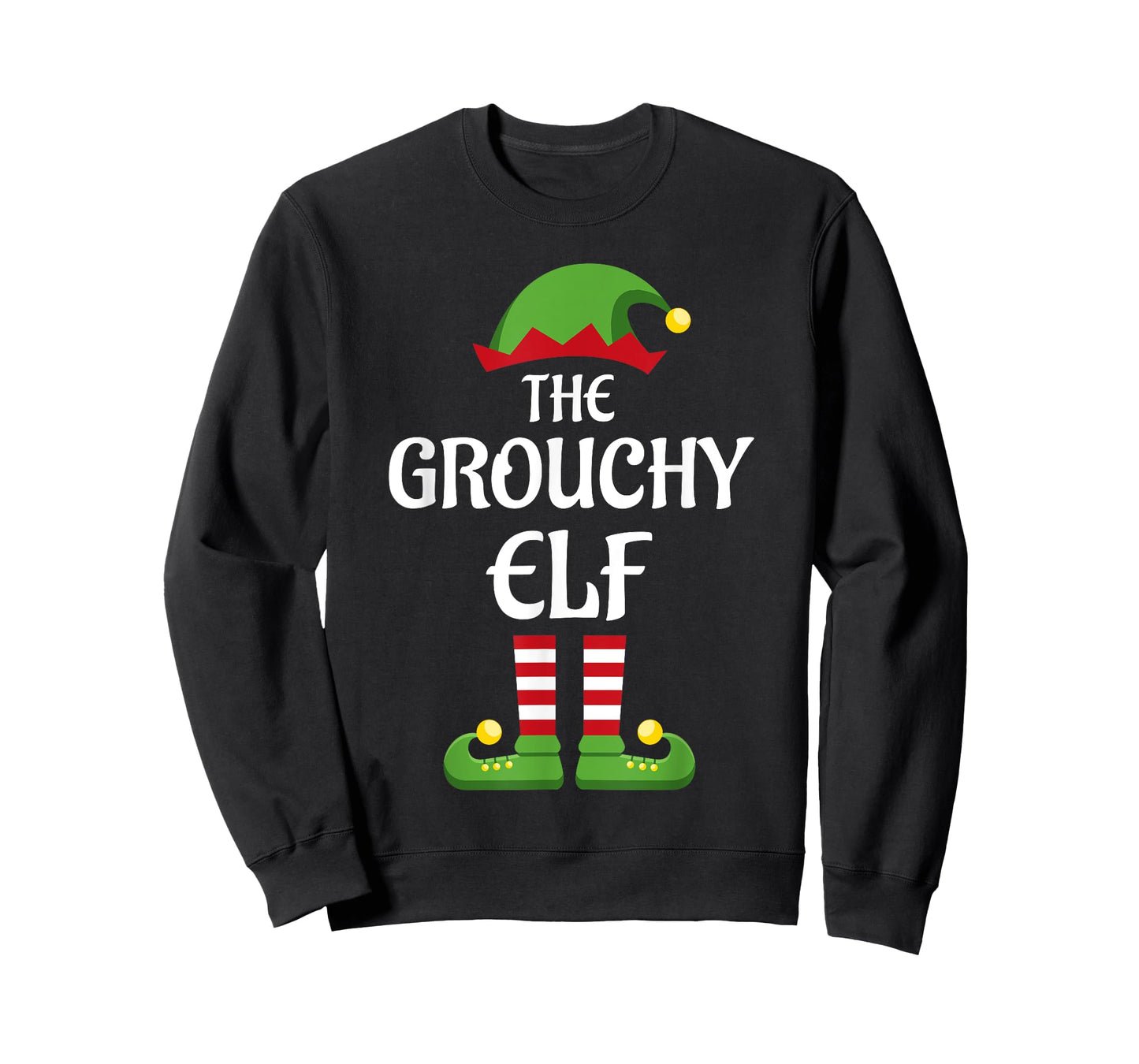 Grouchy Elf Family Matching Group Christmas T-Shirt