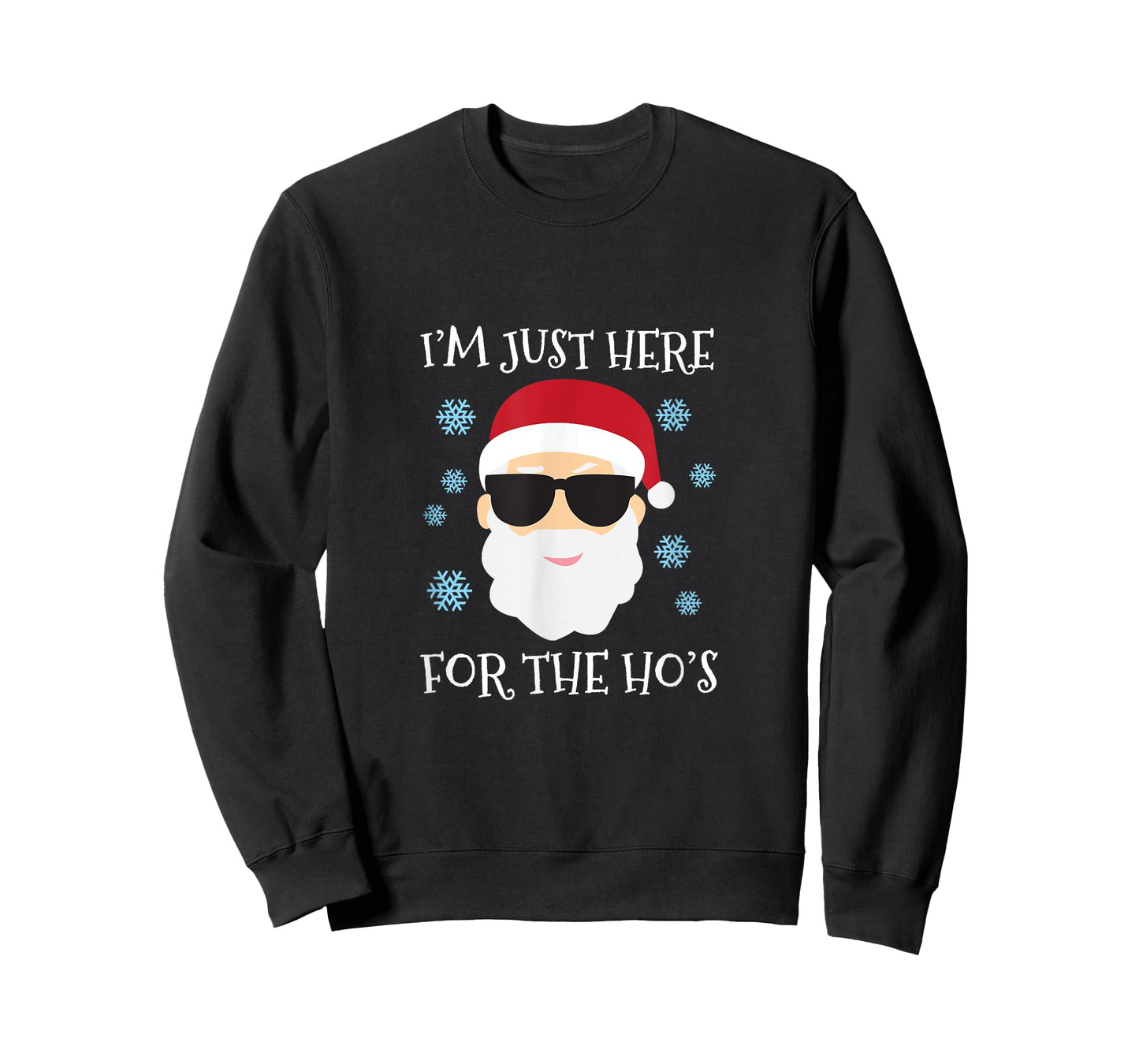 Funny Santa Here for the Hos Christmas Pyjamas T-Shirt