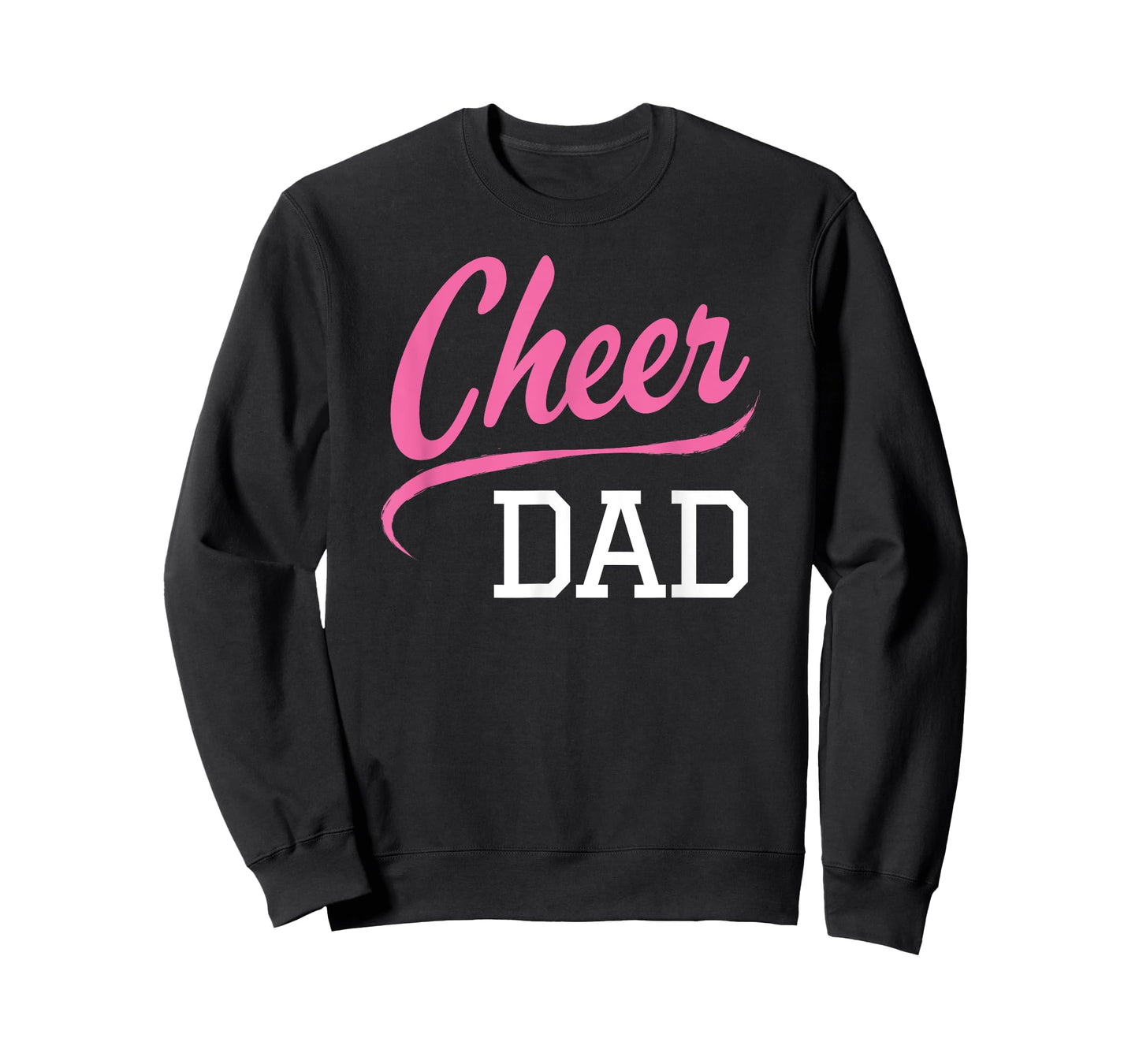 Cheer Dad Cheerleading Pink T-Shirt