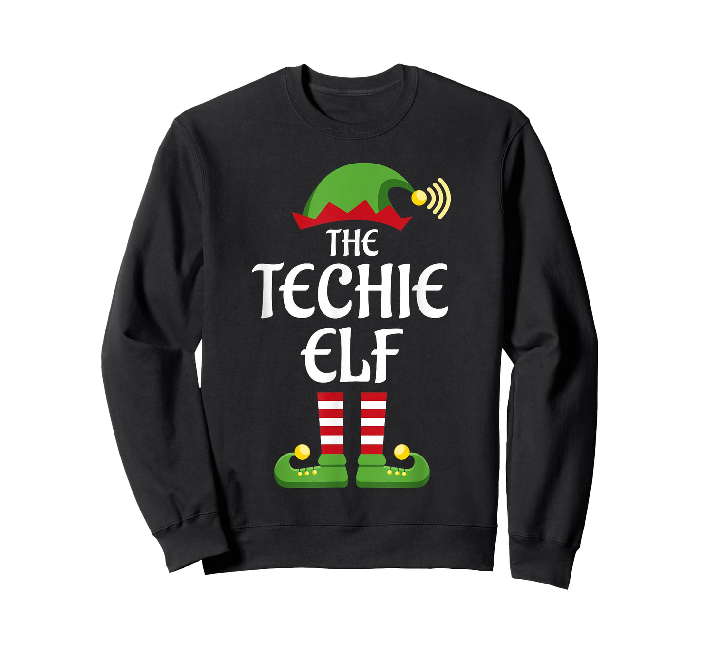 Techie Elf Family Matching Group Christmas T-Shirt