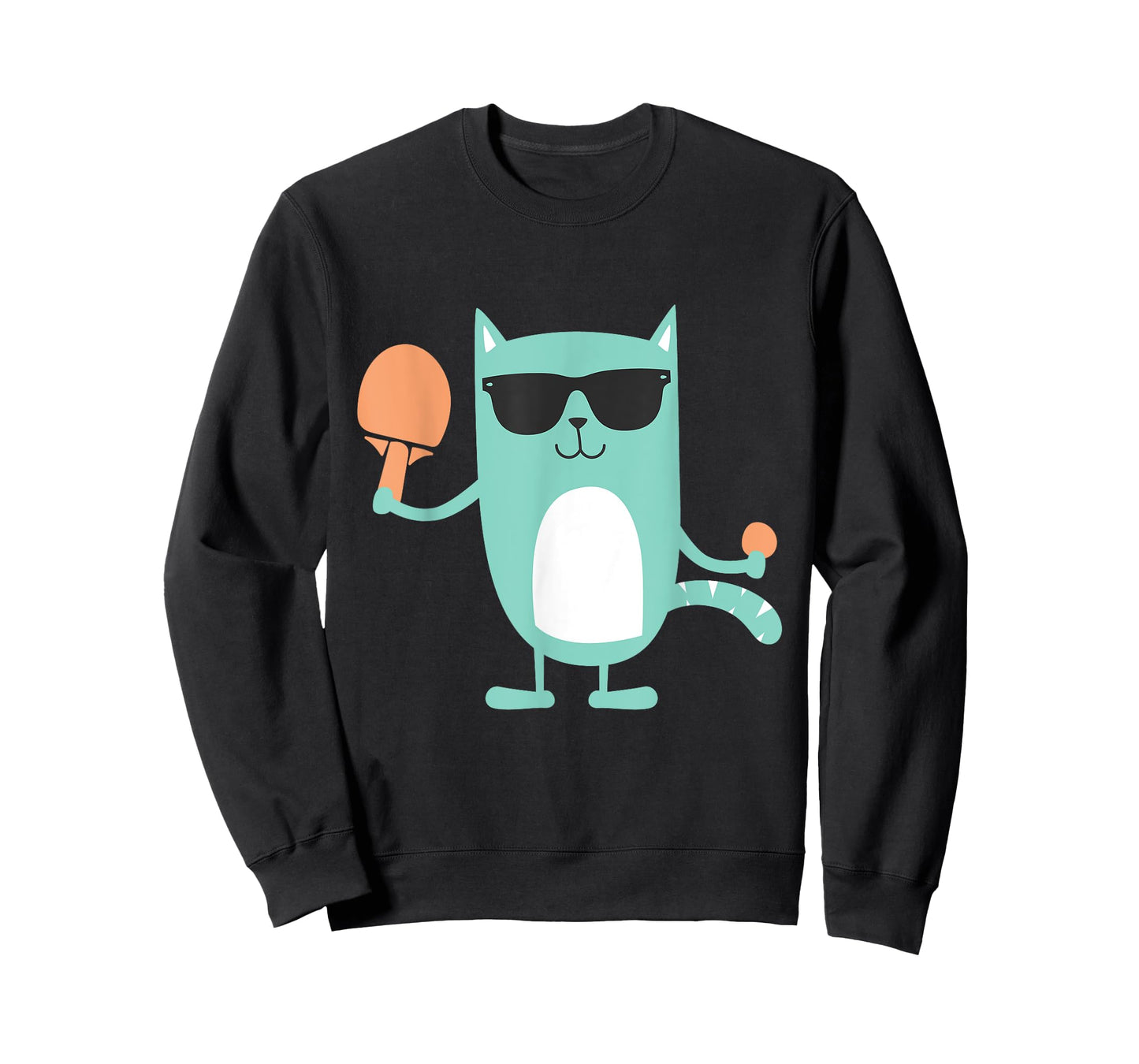 Cat Ping Pong Player - Paddle Game Sports Tournament Lover T-Shirt