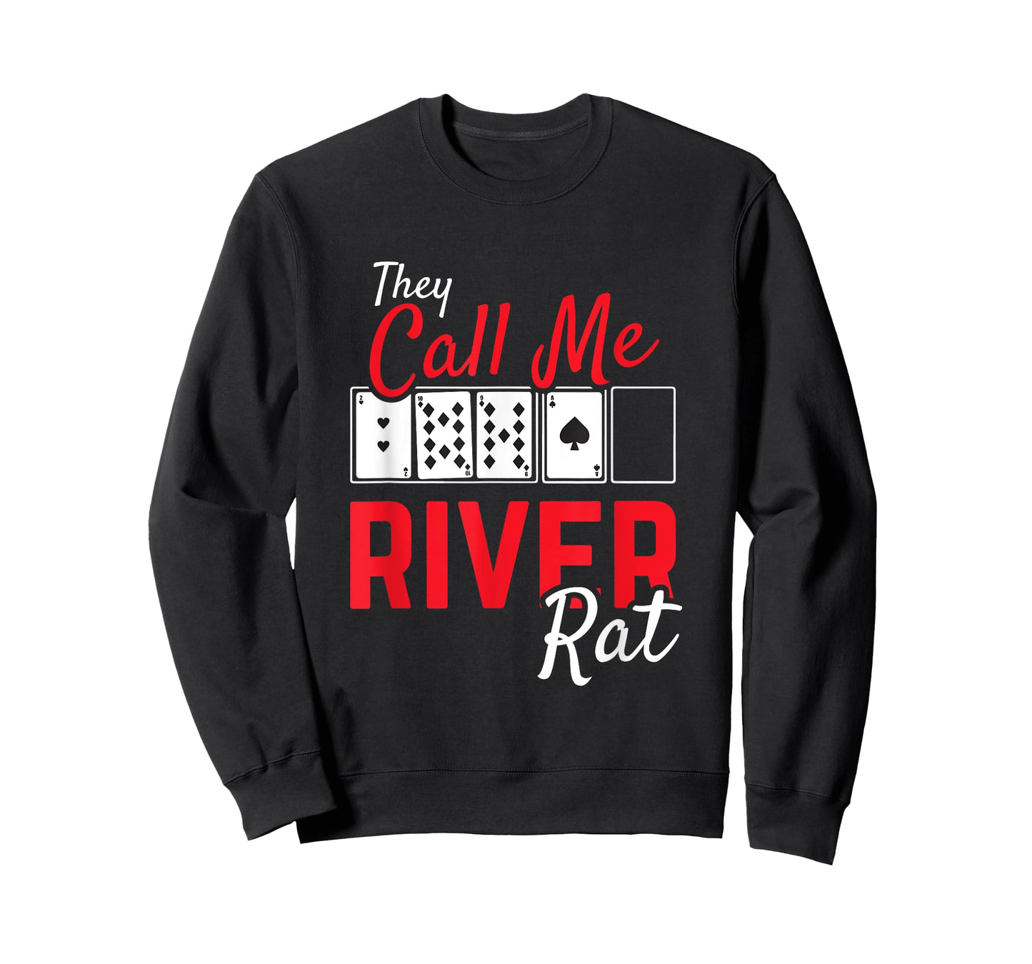 River Rat Poker Funny Texas Holdem Gift T-Shirt