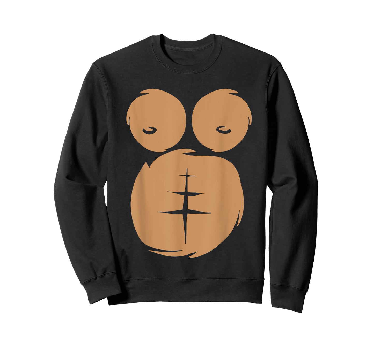 Monkey Ape Gorilla Chest Belly Halloween Office Party Tee T-Shirt