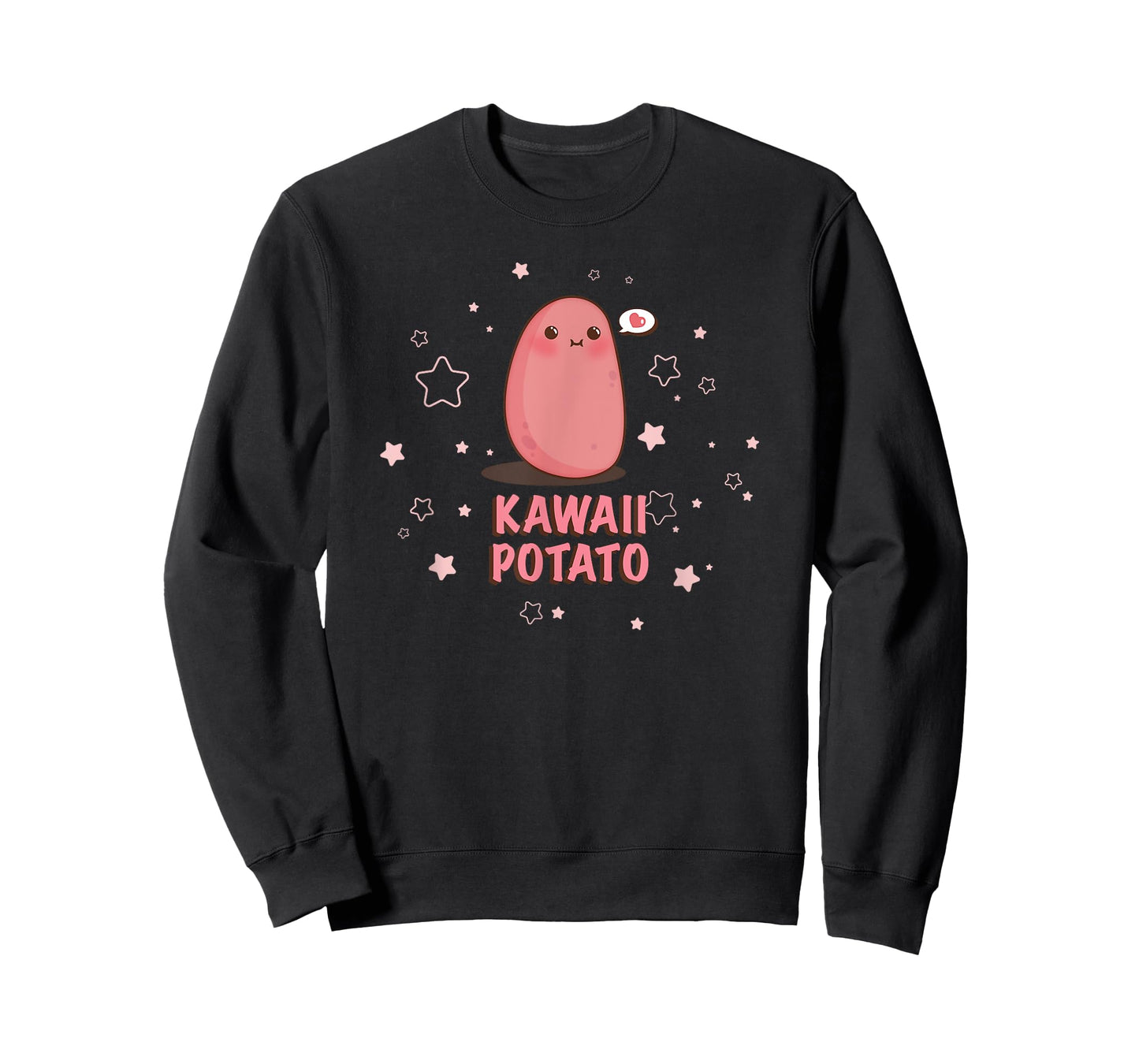 Kawaii Potato Cute Star T-shirt T-Shirt