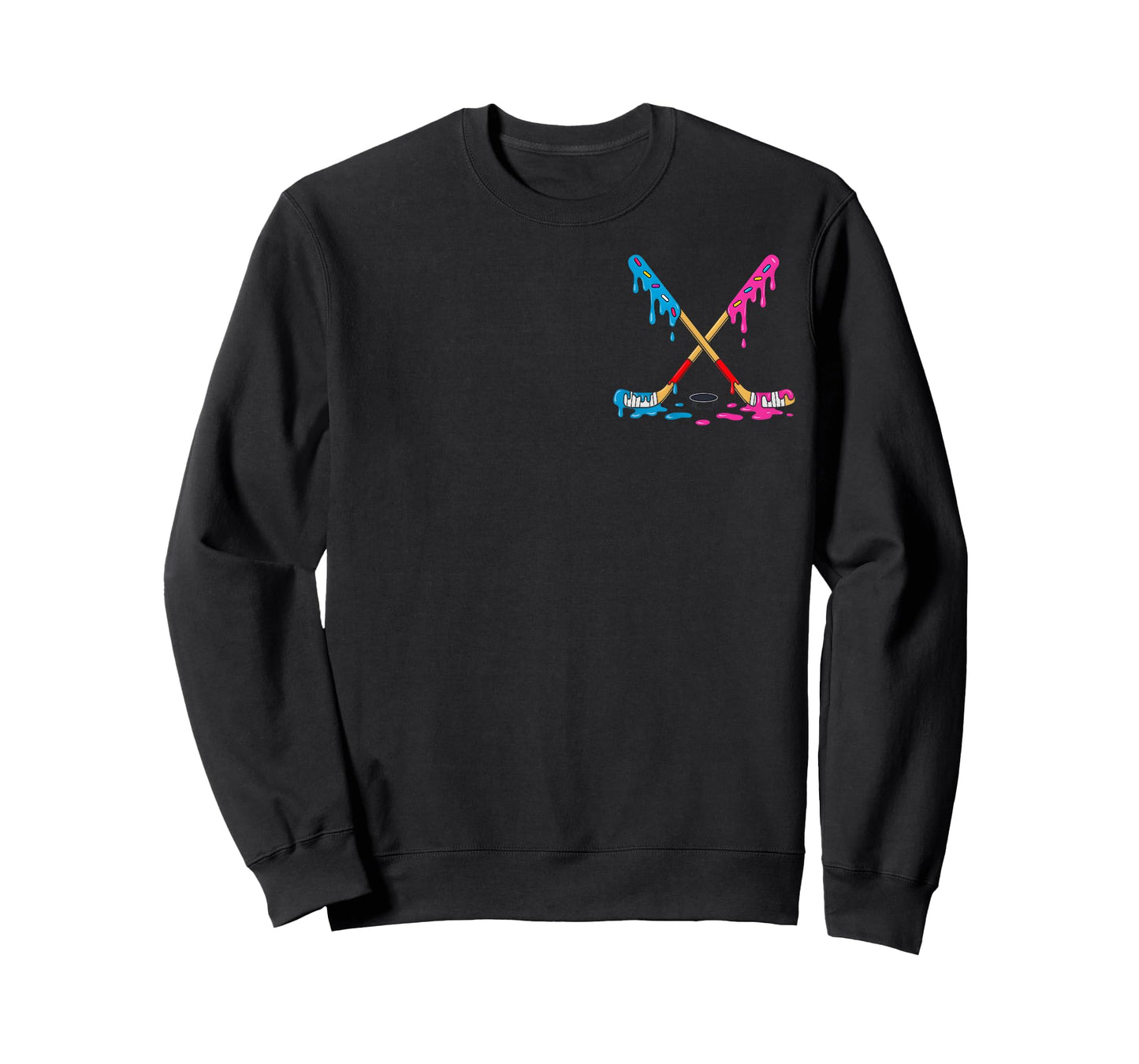 Hockey Ice Cream Drip Boys Ice Hockey Youth Players T-Shirt