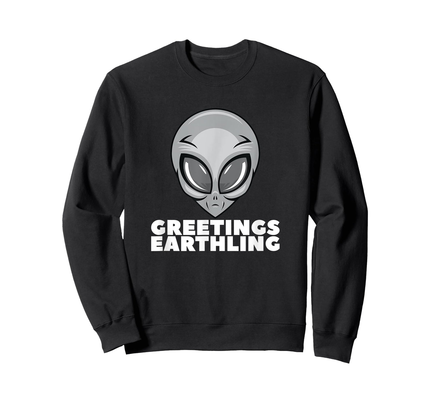 Greetings Earthling Funny Alien for Men Women Teens T-Shirt