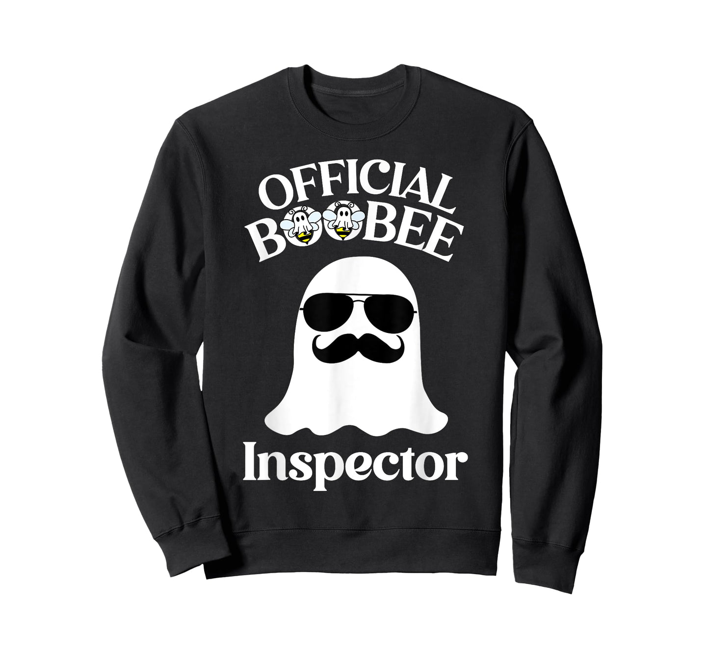 Boo-Bee Inspector Lazy DIY Halloween Costume Funny Ghost T-Shirt