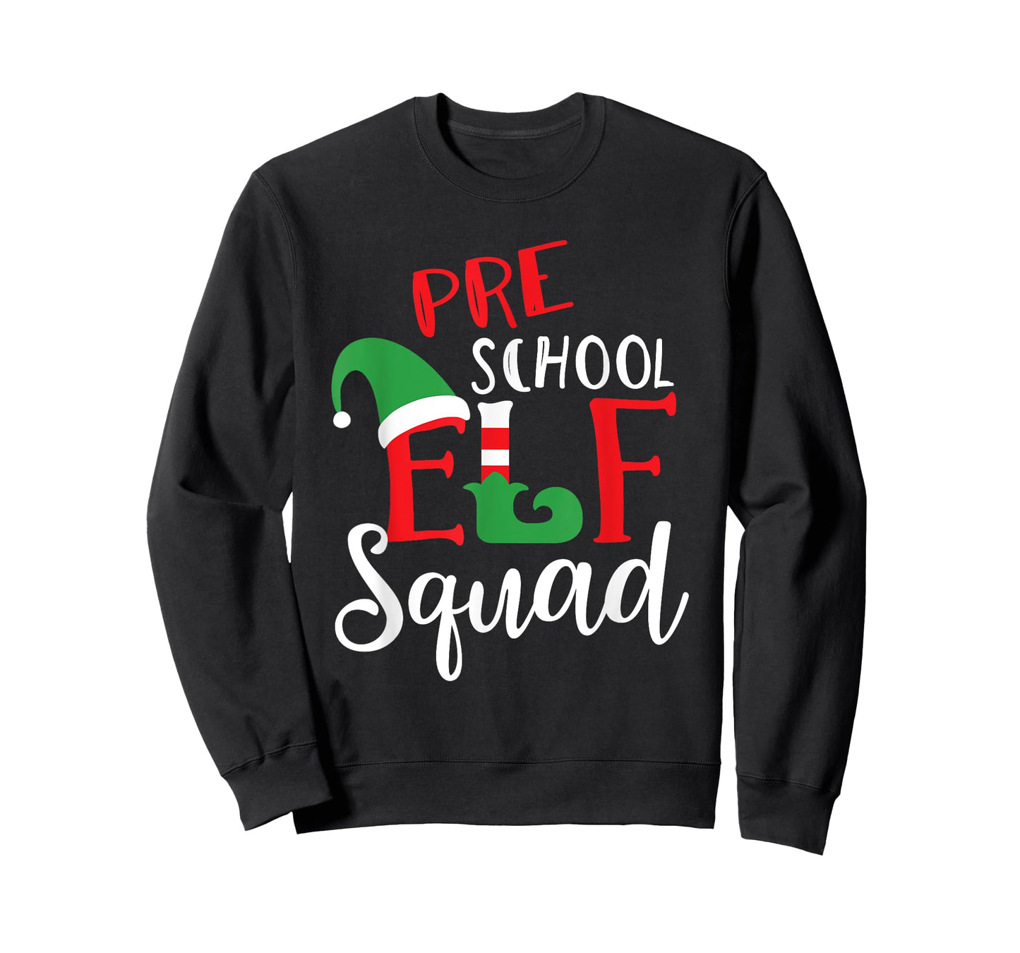 Elf Squad Pre School Christmas Teacher Top T-Shirt