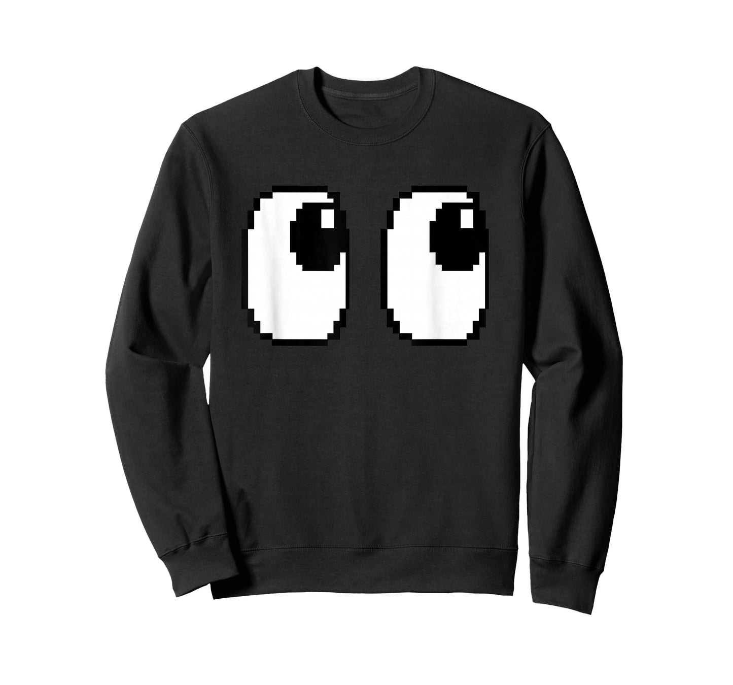 Pixel Ghost Eyes Halloween Game Group Costume T-Shirt