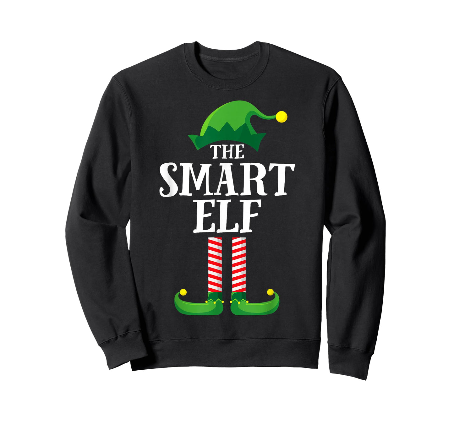 Smart Elf Matching Family Group Christmas Party Pyjamas T-Shirt