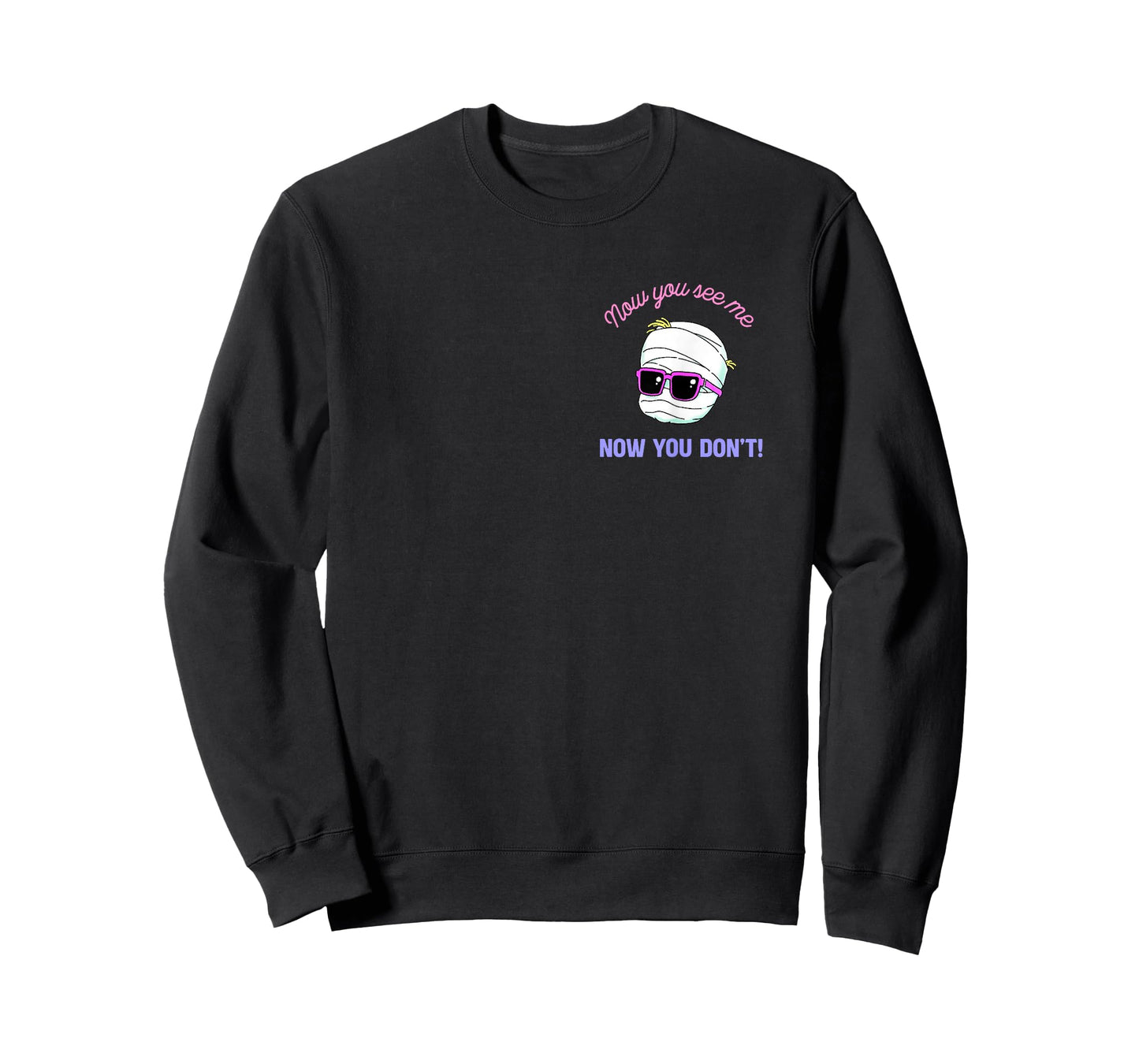 Universal Monsters Cute Anime Invisible Man Front & Back T-Shirt