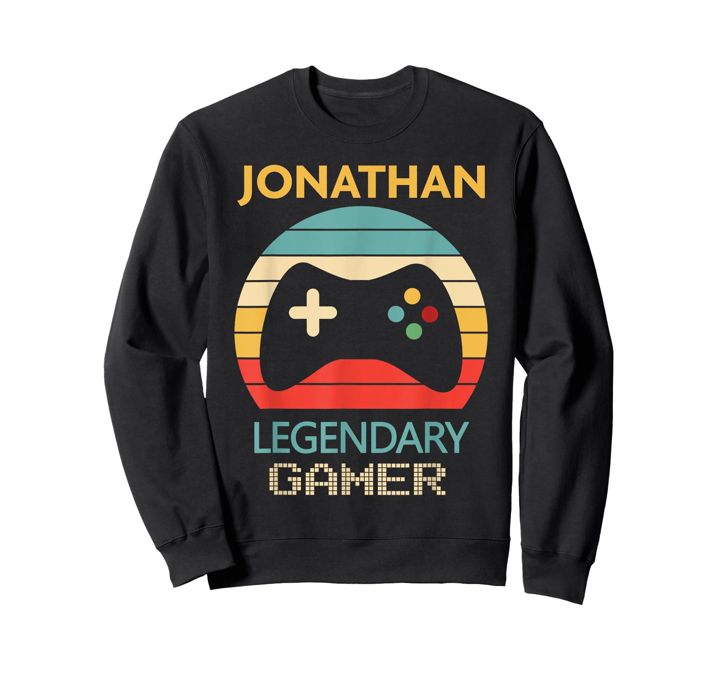 Jonathan Name Gift - Personalized Legendary Gamer T-Shirt