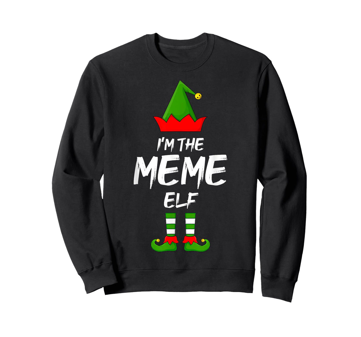 I'm The Meme Elf Funny Matching Family Elf Christmas T-Shirt