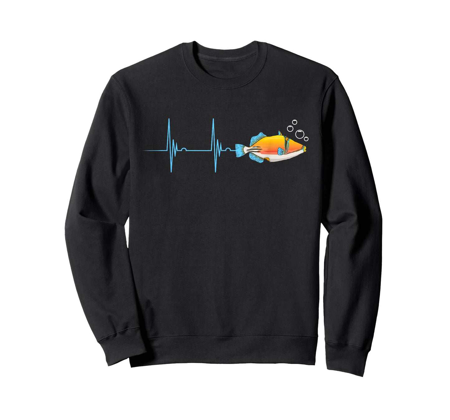 Humuhumunukunukuapua'a Hawaiian Reef Triggerfish Heartbeat T-Shirt
