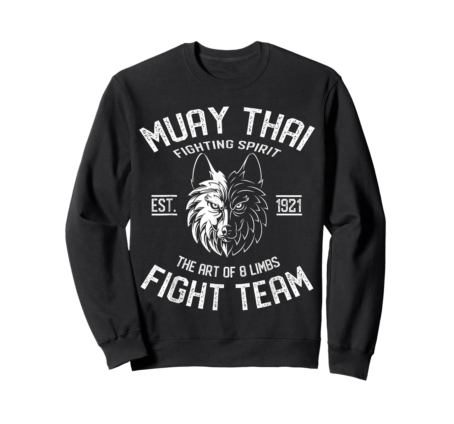 Muay Thai Wolf Fight Team - Nak Muay, Kickboxing Gift T-Shirt
