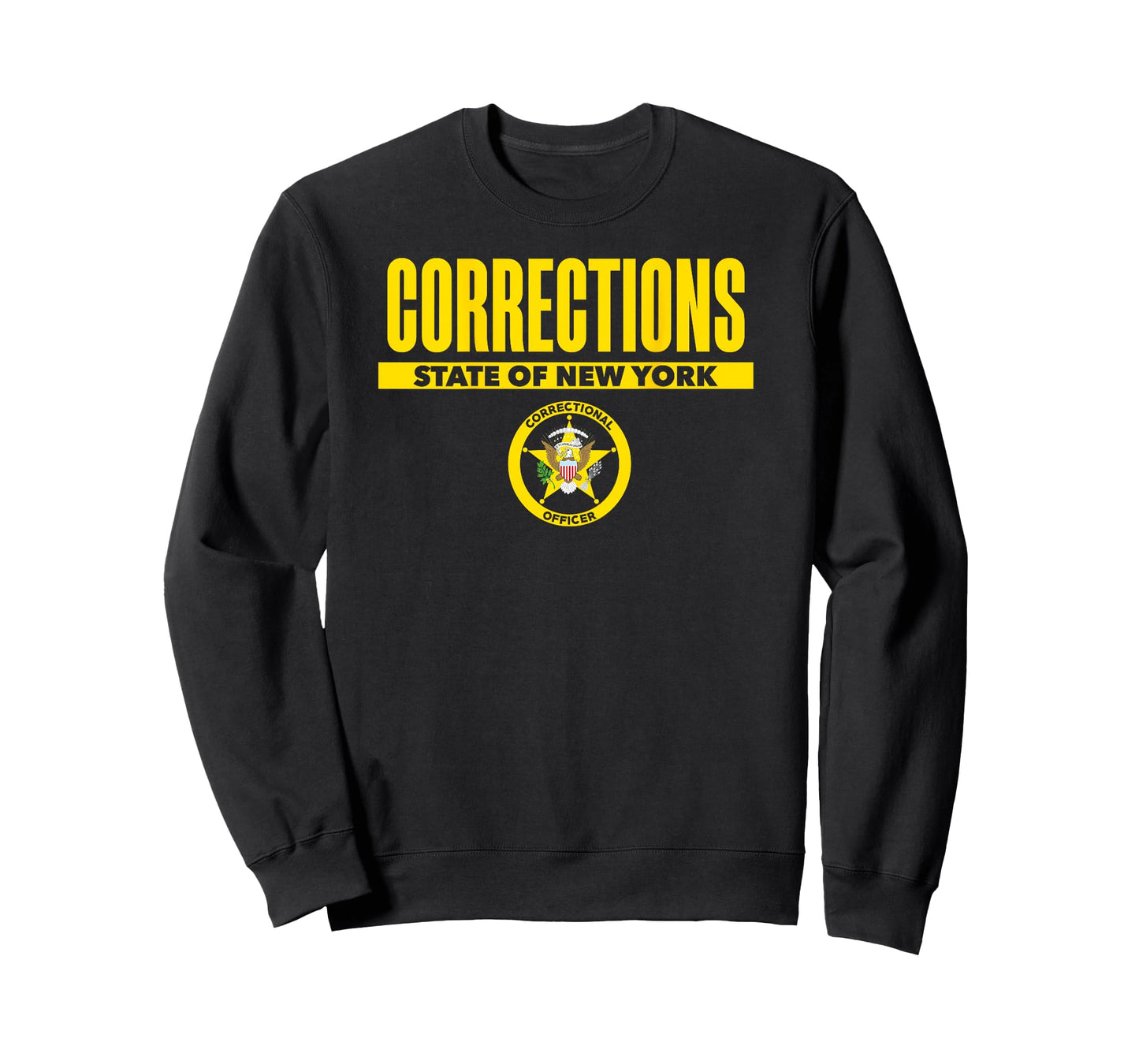New York Correctional Officer Thin Gray Line Flag Uniform T-Shirt