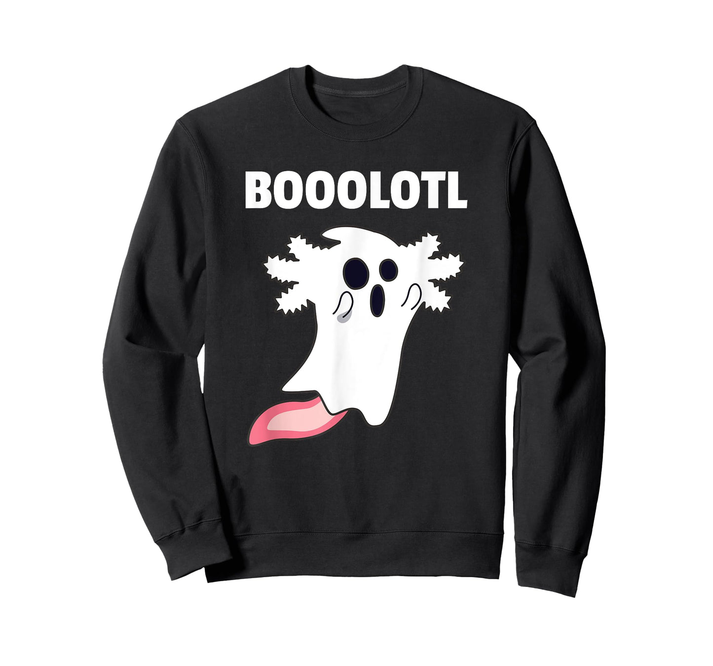 Booolotl - Boo Axolotl Ghost Halloween Kawaii Axolotl T-Shirt