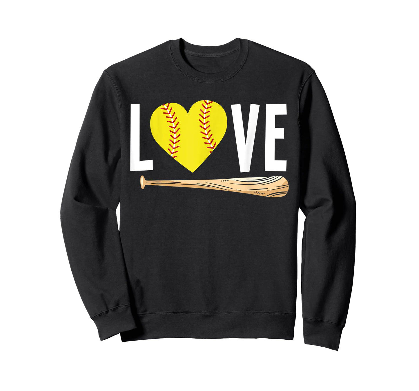 Love Softball Player Girls Teens Funny Softball T-Shirt