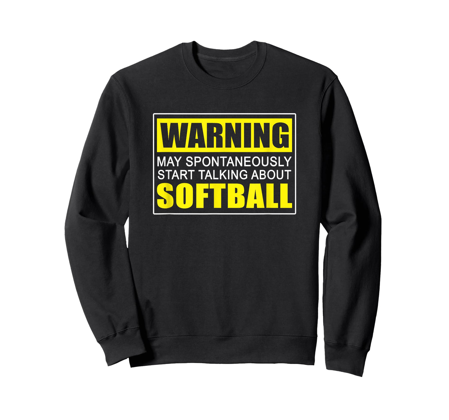 Warning May Spontaneously Start Talking About Softball T-Shirt