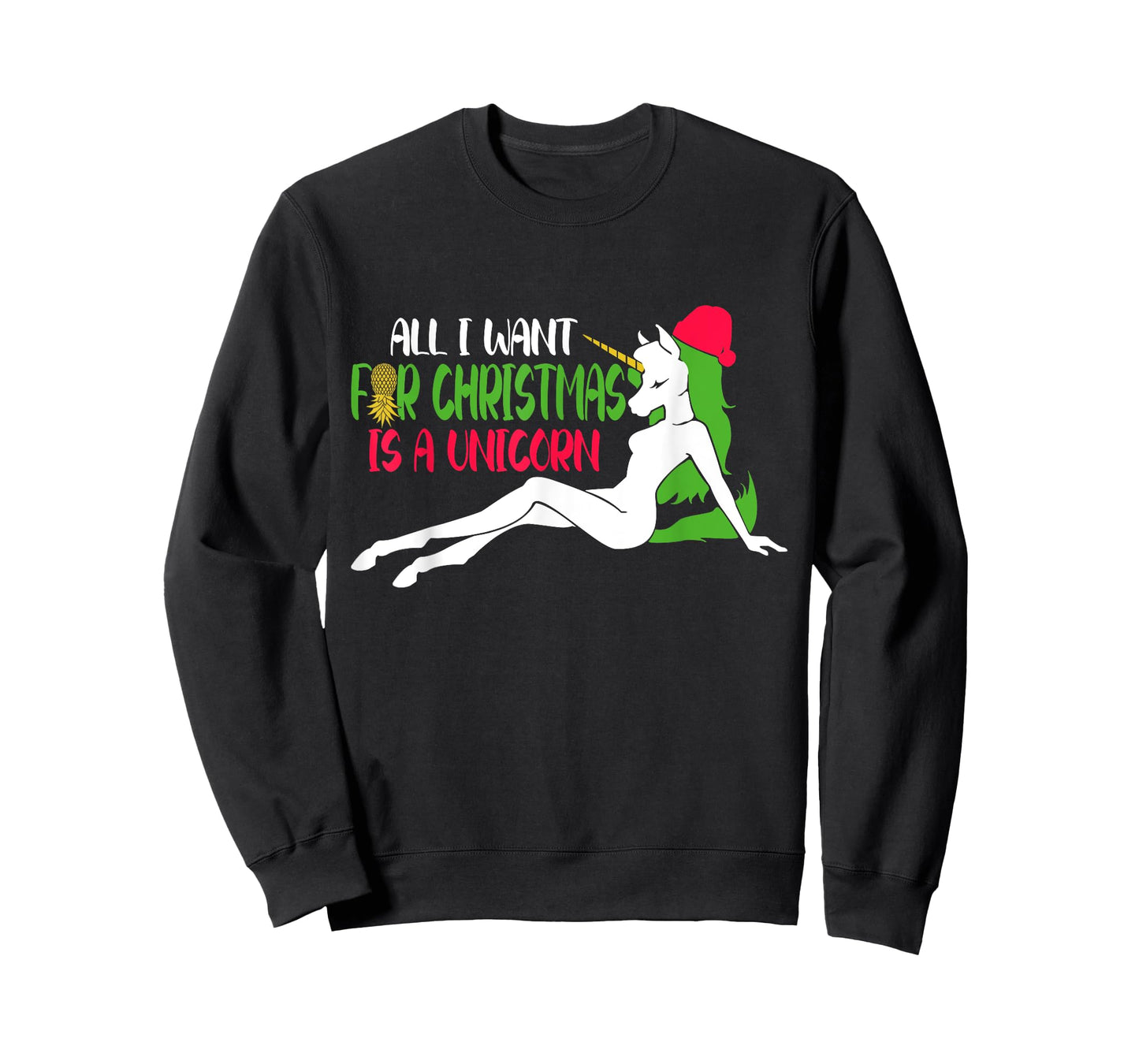 All i want for Christmas is a Unicorn - Christmas Swinger T-Shirt