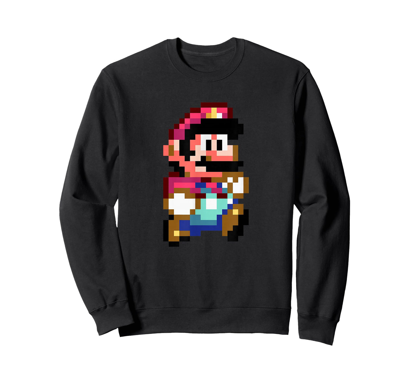 Super Mario Bros Retro Mushroom Kingdom 8-Bit Mario T-Shirt