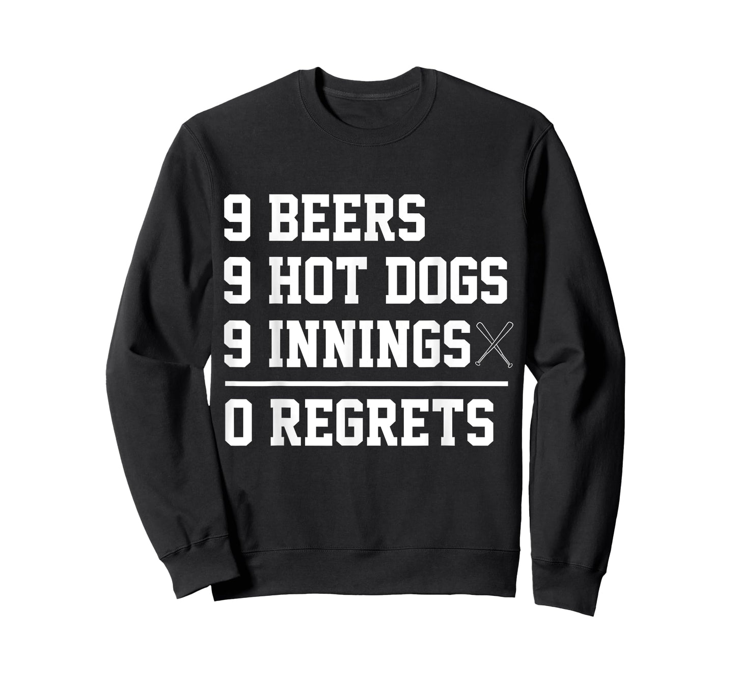 9 9 9 Challenge Baseball 9 Hot Dogs 9 Beers 9 Innings T-Shirt