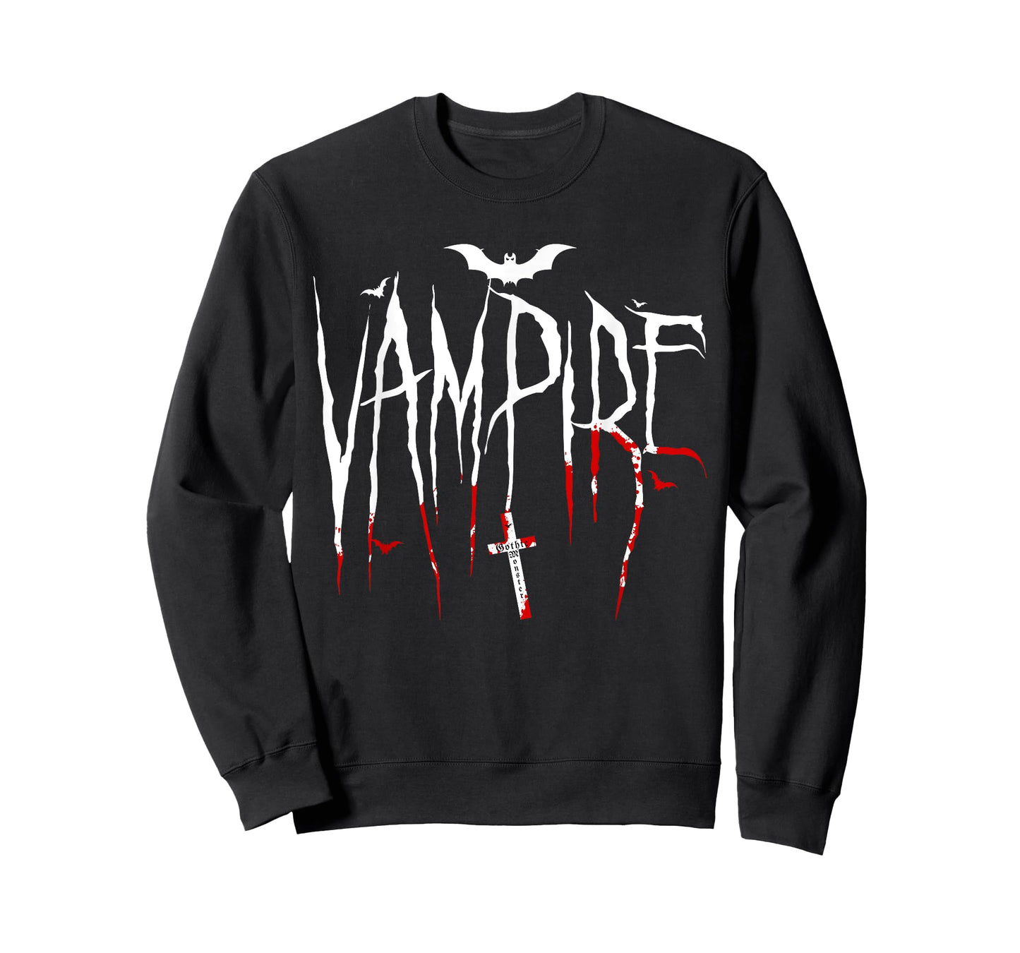 Vampire Bat Gothic Monsters Halloween T-Shirt