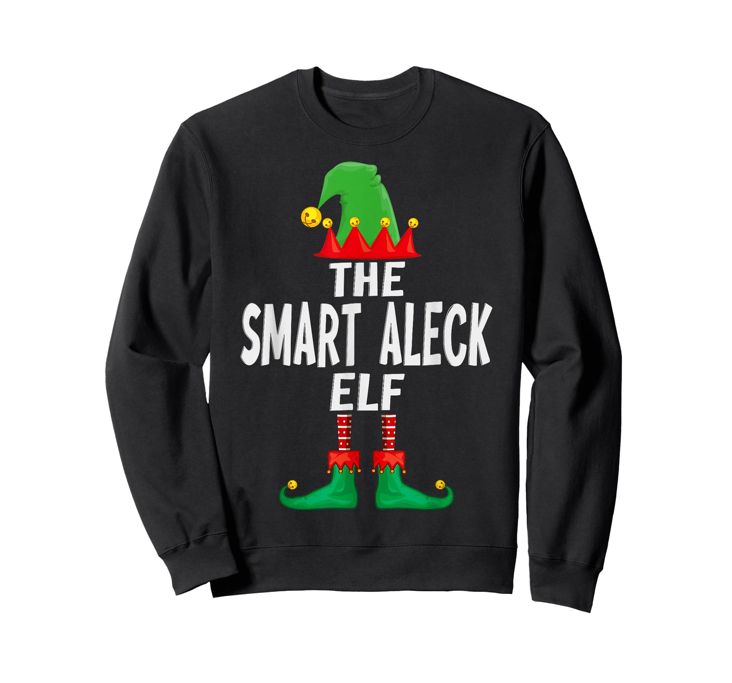 The Smart Aleck Elf Matching Family Christmas T-Shirt