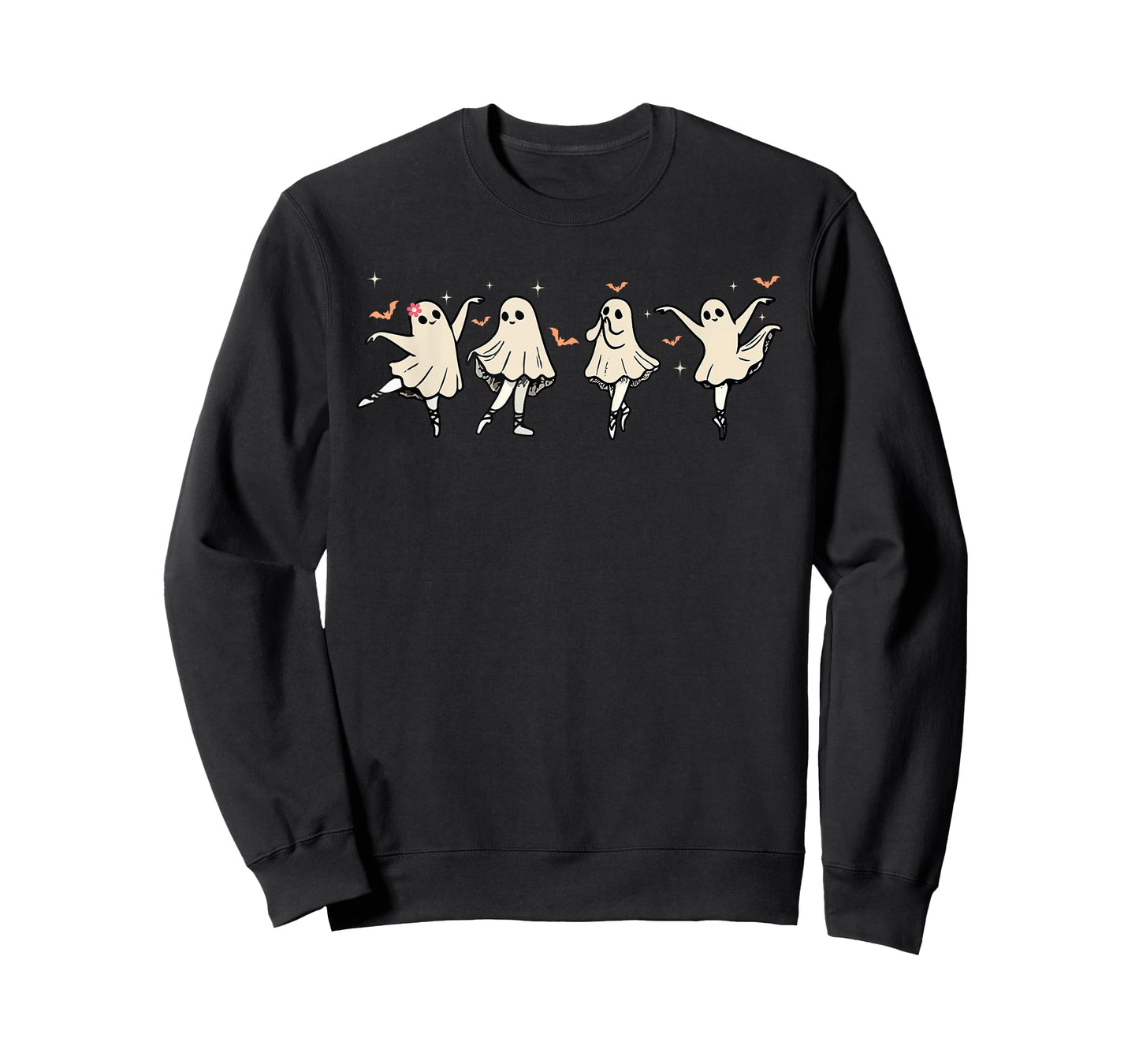 Ballet Ghost Ballet Dancer Spooky Dance Teacher Halloween T-Shirt