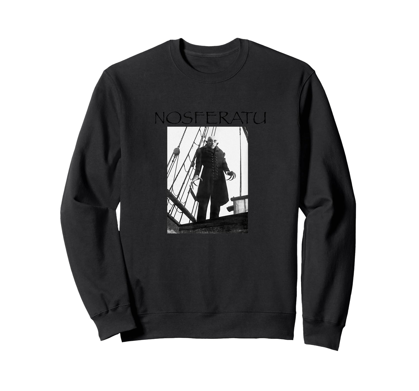 Officially Branded Unisex-Kids Black Cotton Modern Classic Fit T-Shirt - NOSFERATU