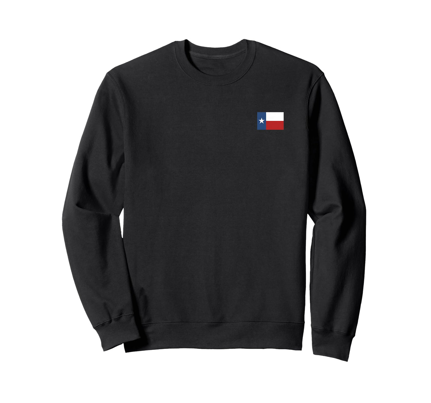 Texas T Shirt Women Men | Left Chest Texas State Flag T-Shirt