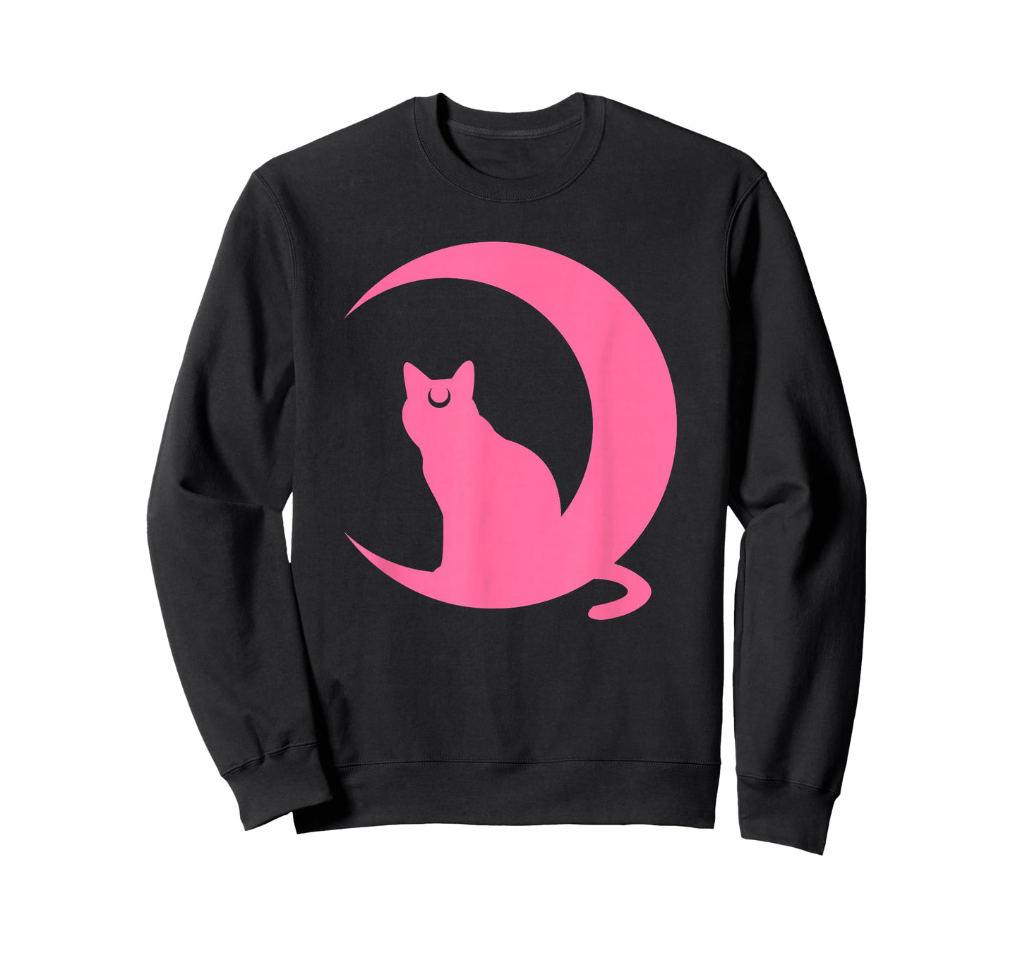 Crescent Moon Planet Sailor Astronomy Mom Anime Cat Lover T-Shirt