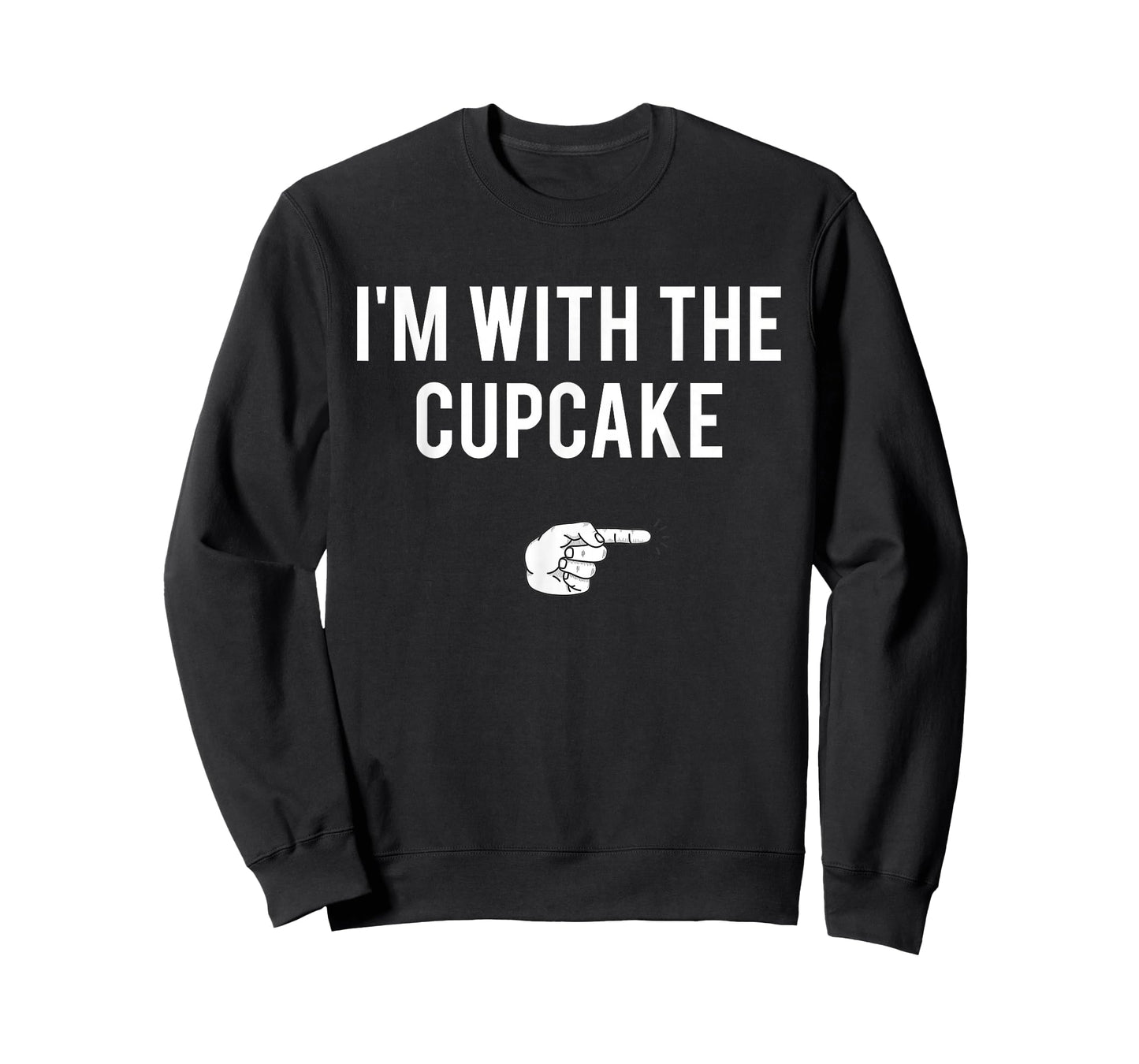 I'm With The Cupcake Halloween Costume Funny Couples T-Shirt