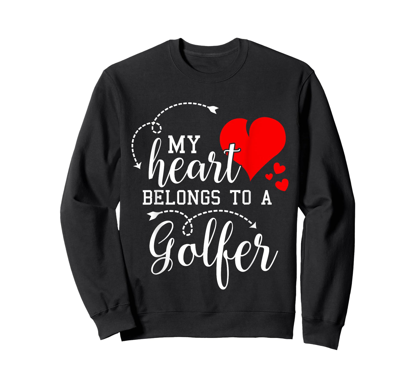 I Love My Golfer Husband Wife Gifts Valentines Day Shirt