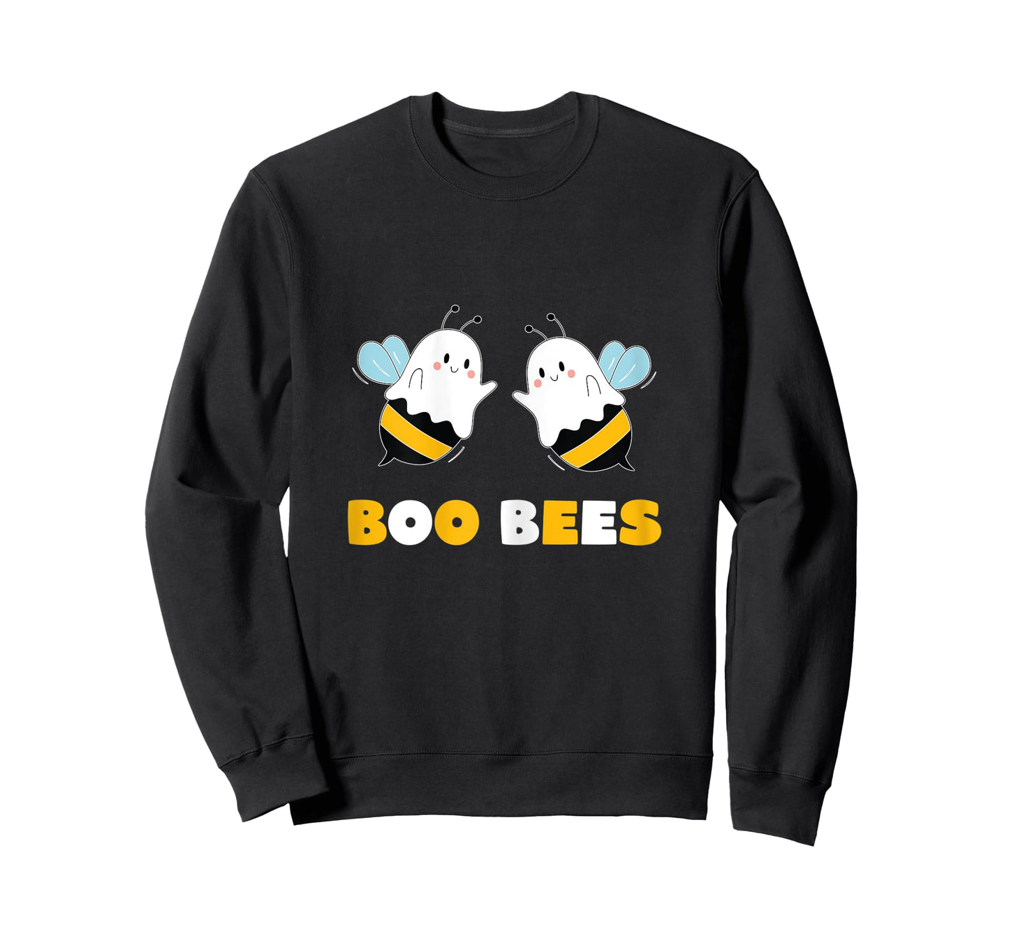 Womens Boo Bees Funny Girls Halloween Ghost Bee Meme T-Shirt