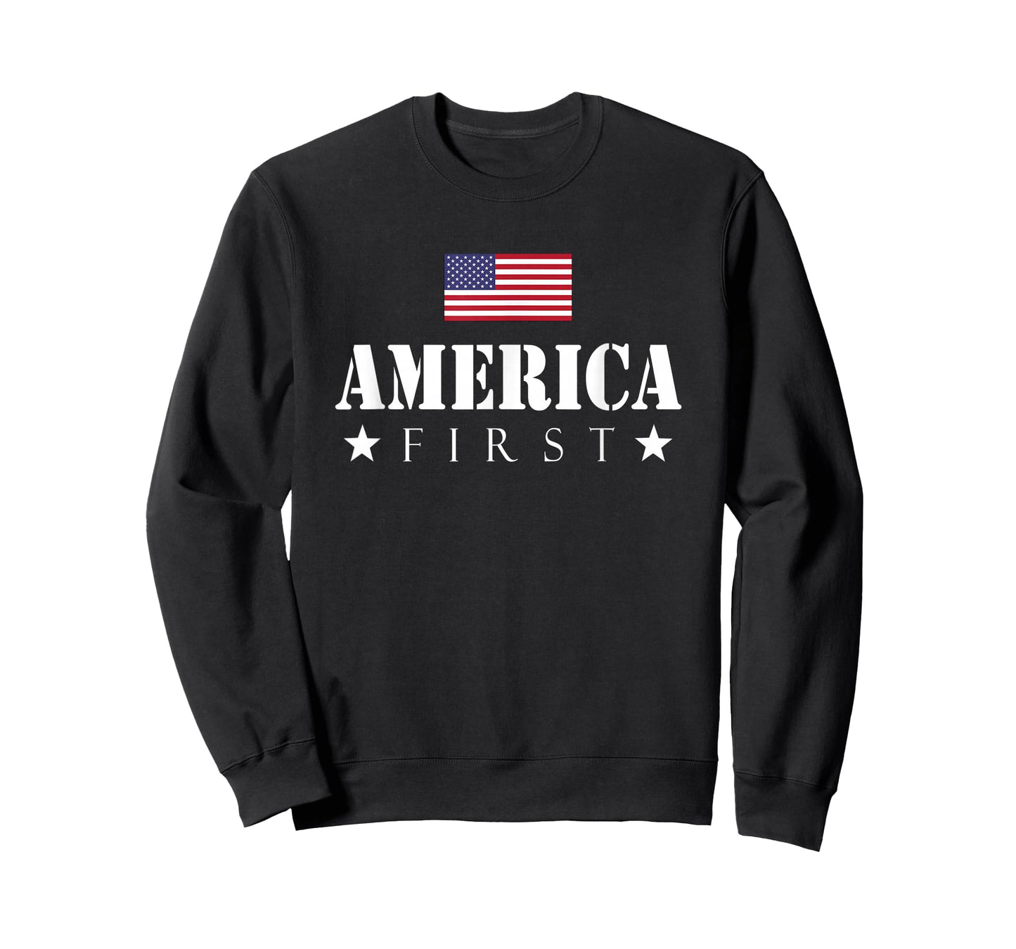 America First AmericaFirst USA Flag American Pride July 4th T-Shirt