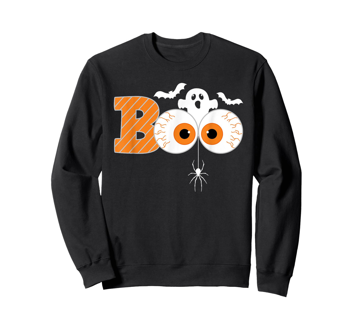 Halloween Ghost Boo Eyeball With Bat Halloween Costume T-Shirt
